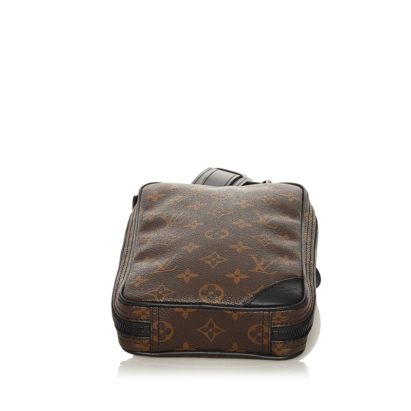 Louis Vuitton Utility Side Bag Monogram Brown in Canvas with