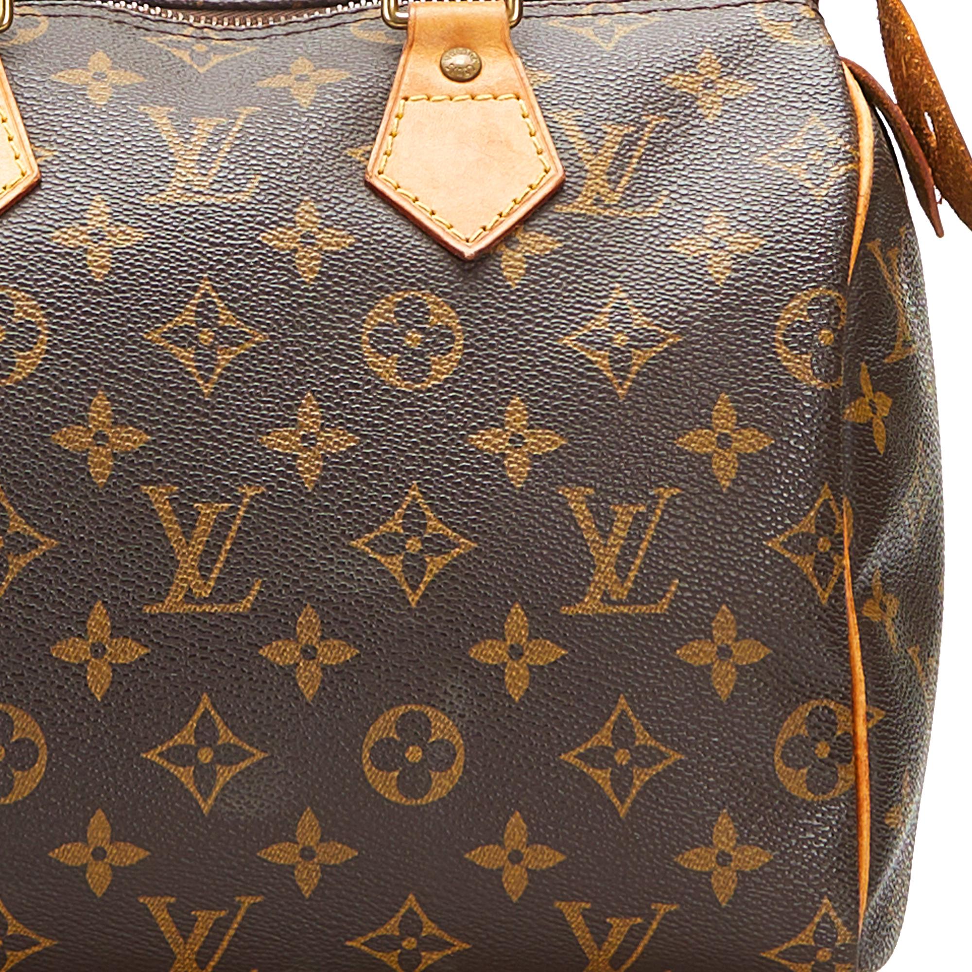 Louis Vuitton Monogram Speedy 25 (SHG-GTDafd)