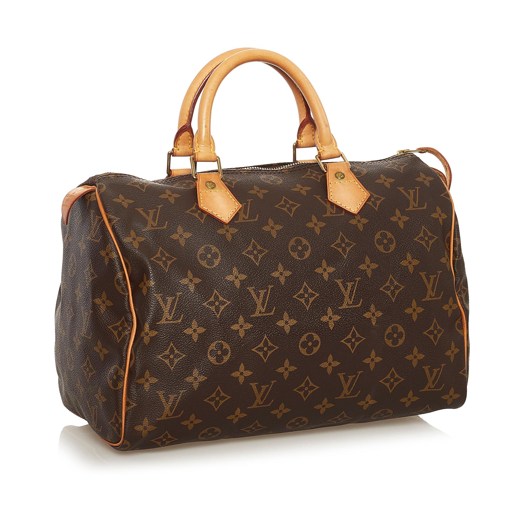 Louis Vuitton Monogram Speedy 30 (SHG-35130)