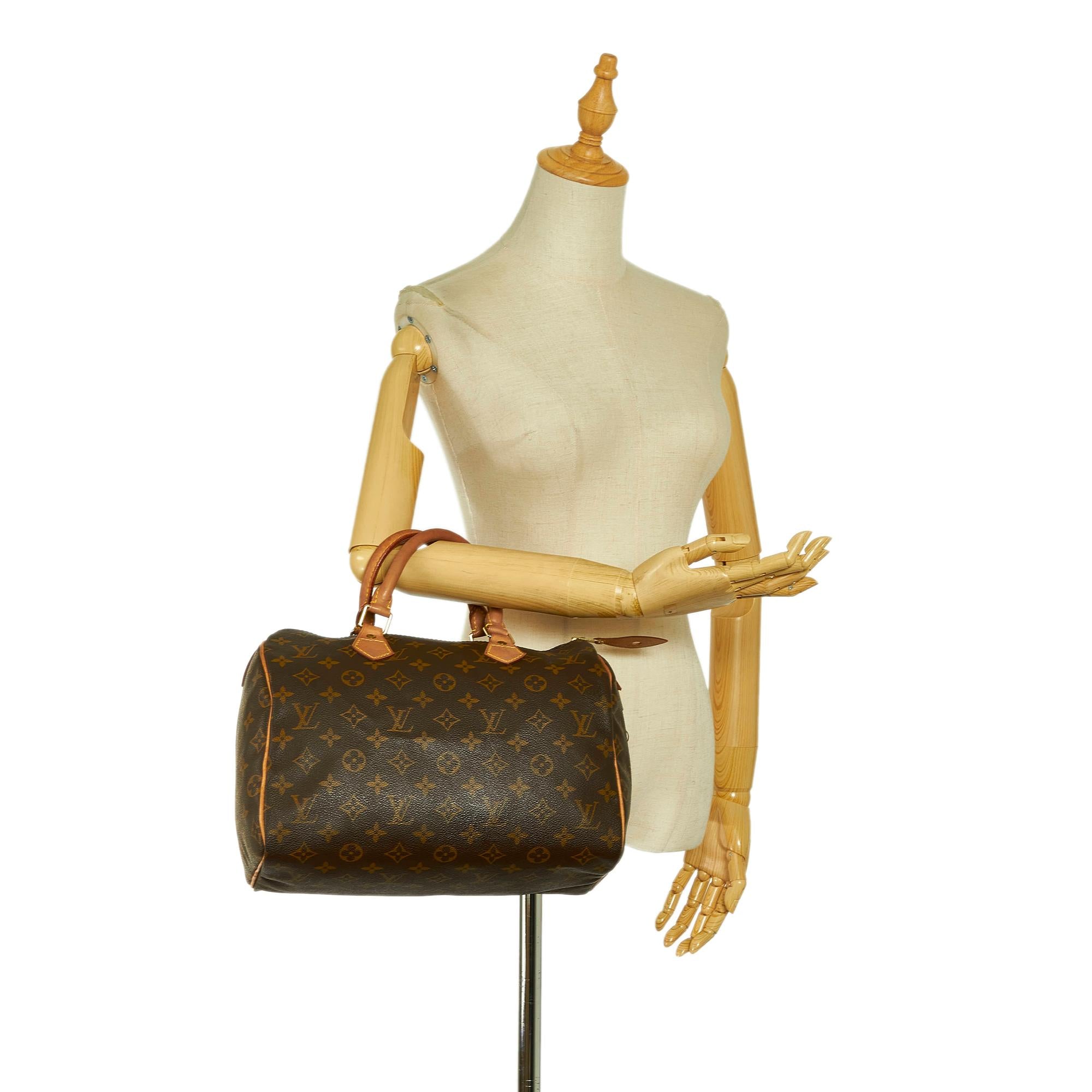 Louis Vuitton Monogram Speedy 30 (SHG-36750)