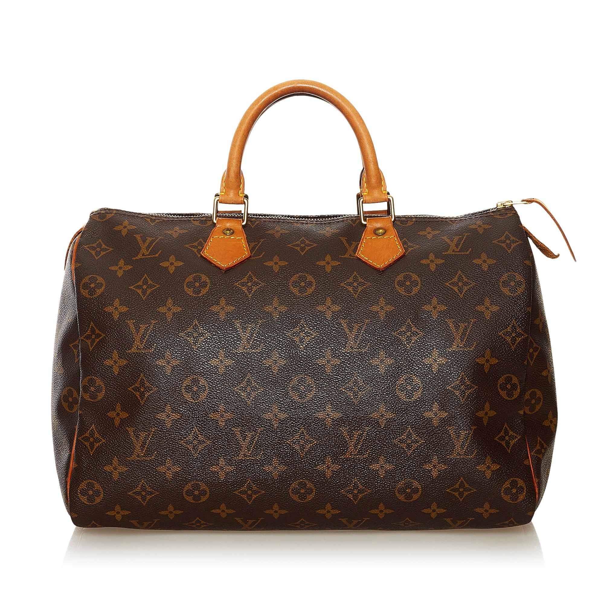 Louis Vuitton Monogram Speedy 35 (SHG-35556)