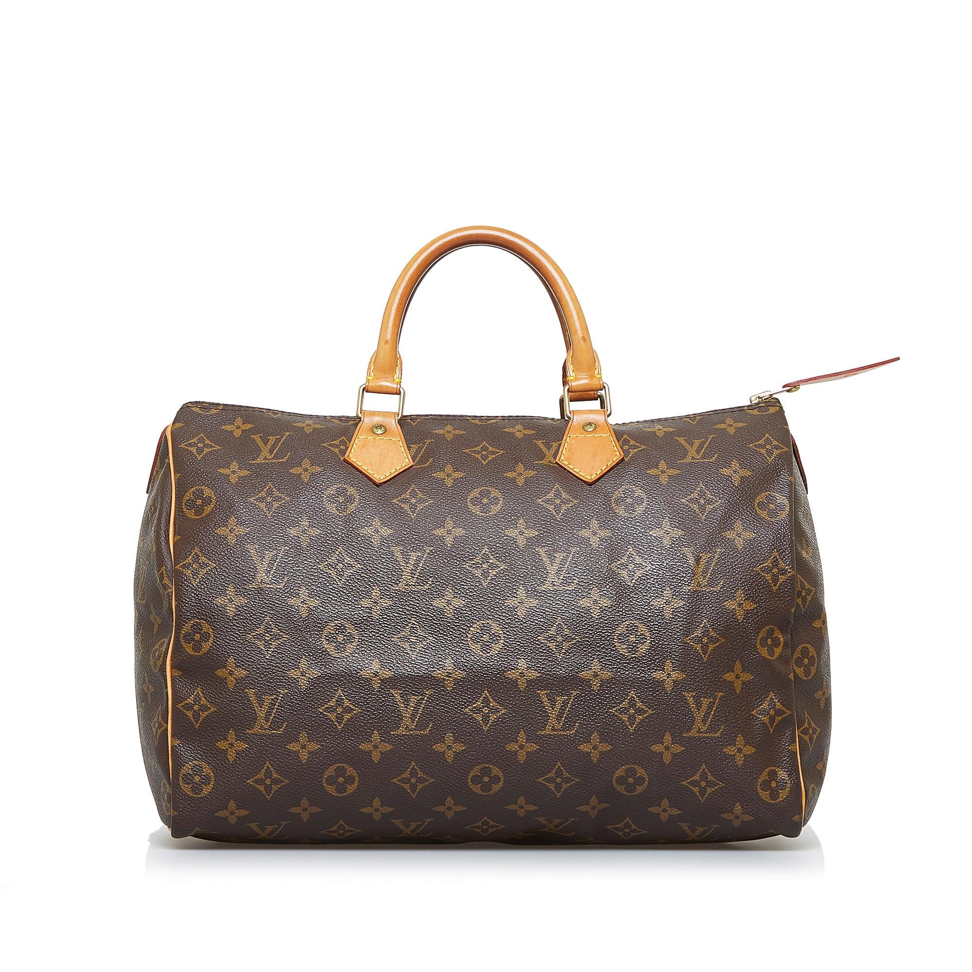 Louis Vuitton Monogram Speedy 35 (SHG-Aa5mNp)