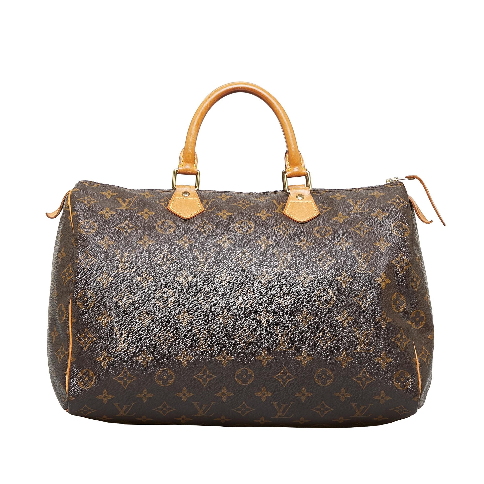 Louis Vuitton Monogram Speedy 35 (SHG-rw57d5)