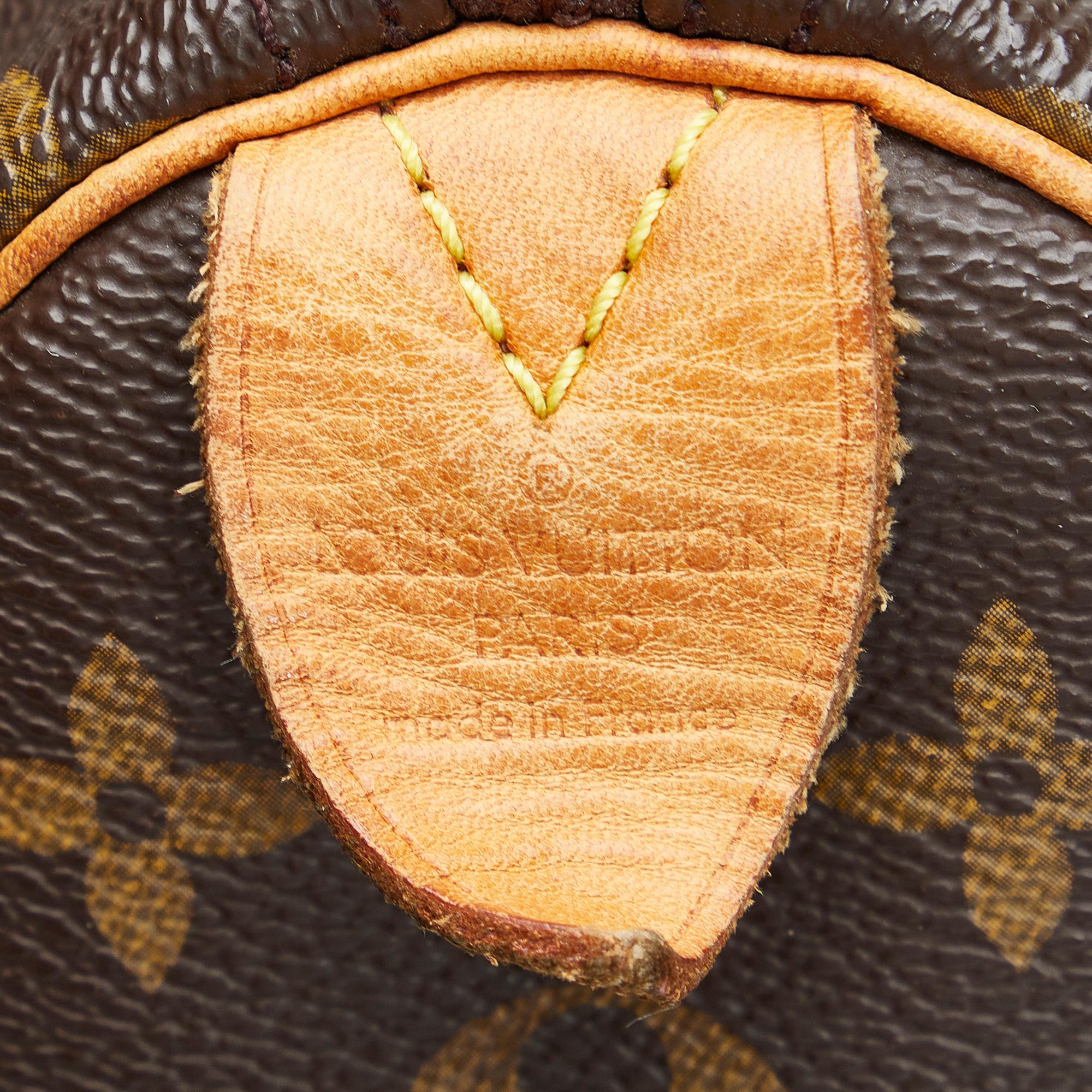 Louis Vuitton Monogram Speedy 35 (SHG-rw57d5)