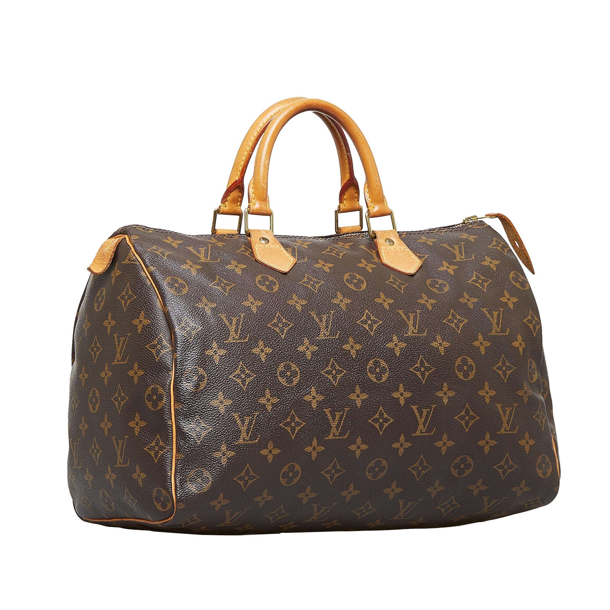 Louis Vuitton Monogram Speedy 35 (SHG-rw57d5)