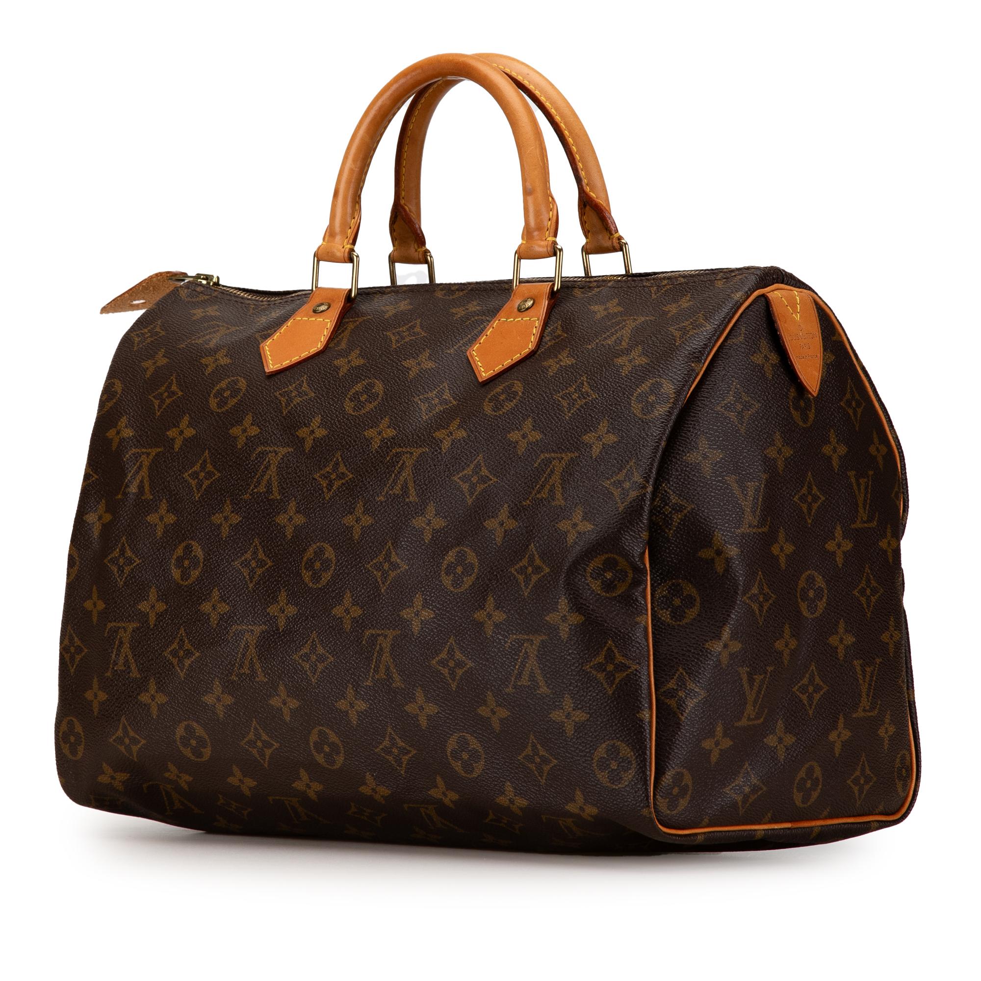 Louis Vuitton Monogram Speedy 35 (SHG-1jKJWg)