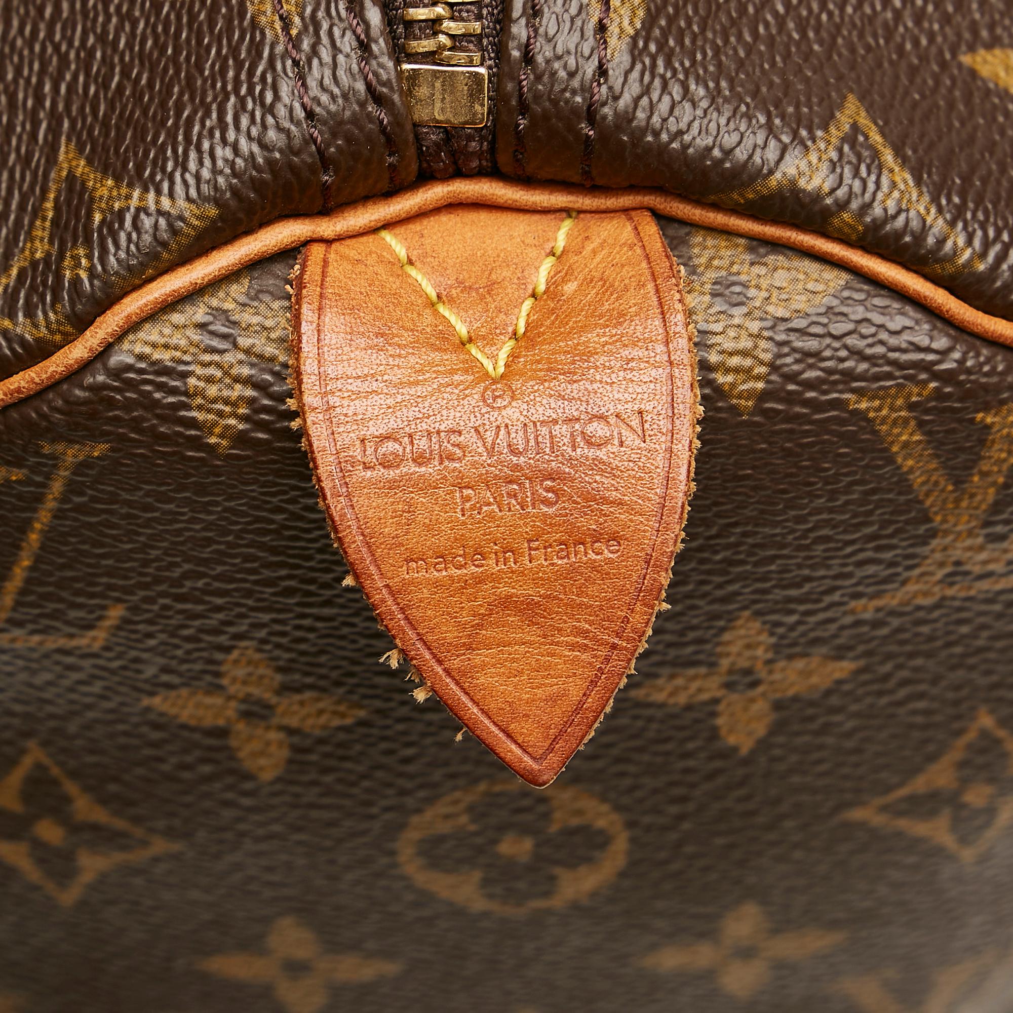 Louis Vuitton Monogram Speedy 40 (SHG-35137)