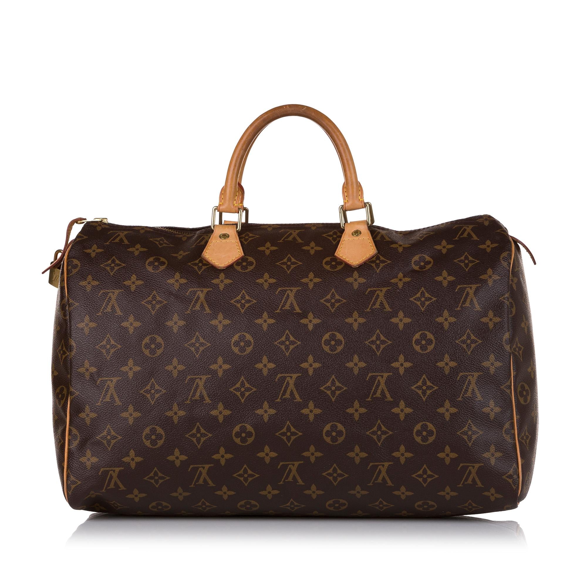 Louis Vuitton Monogram Speedy 40 (SHG-35287)