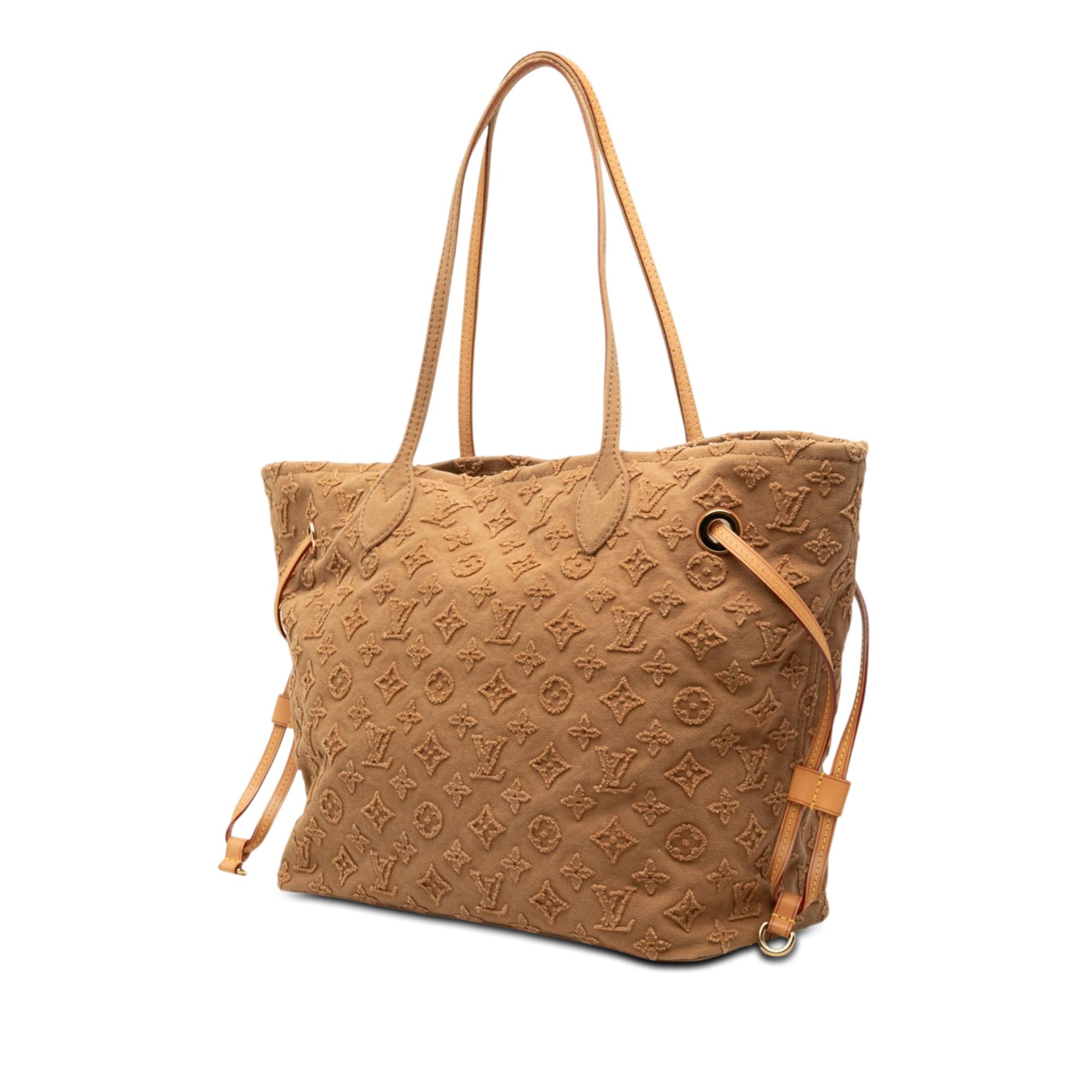 Louis Vuitton Monogram Stone Denim Neverfull MM