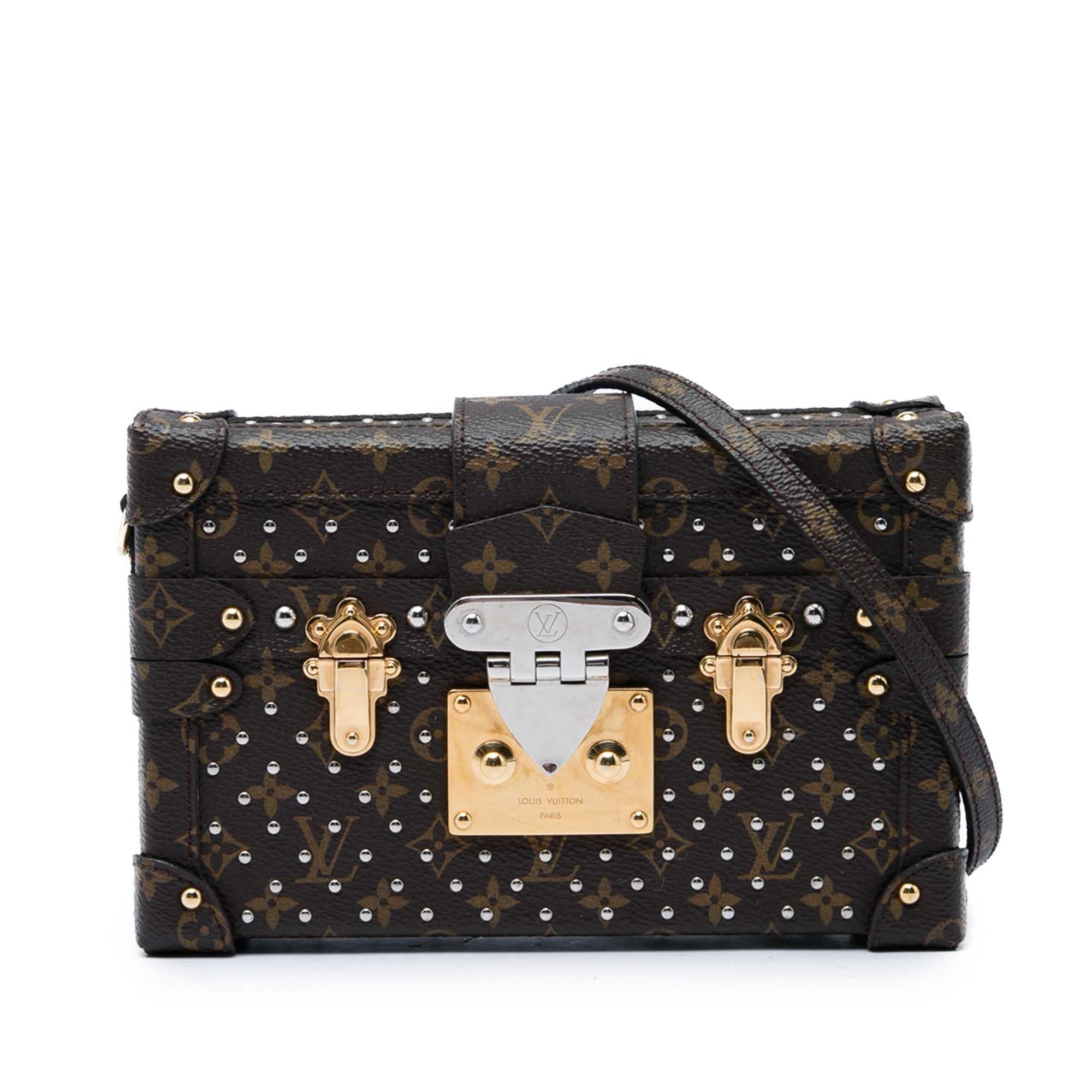 Louis Vuitton Monogram Studded Petite Malle