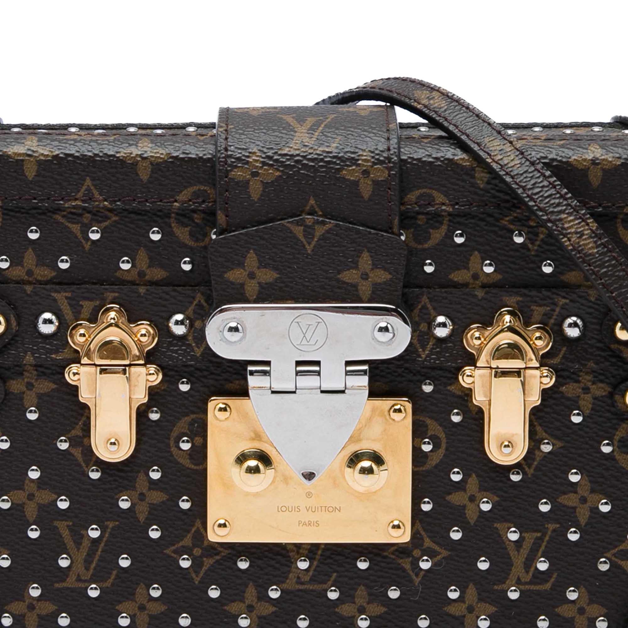 Louis Vuitton Monogram Studded Petite Malle