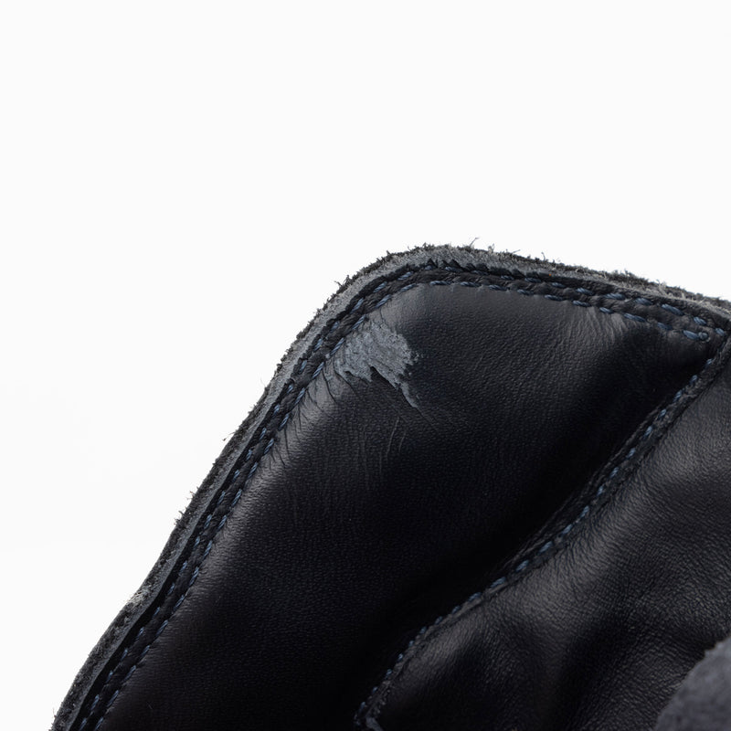 Louis Vuitton Black Leather And Embossed Monogram Suede Millenium