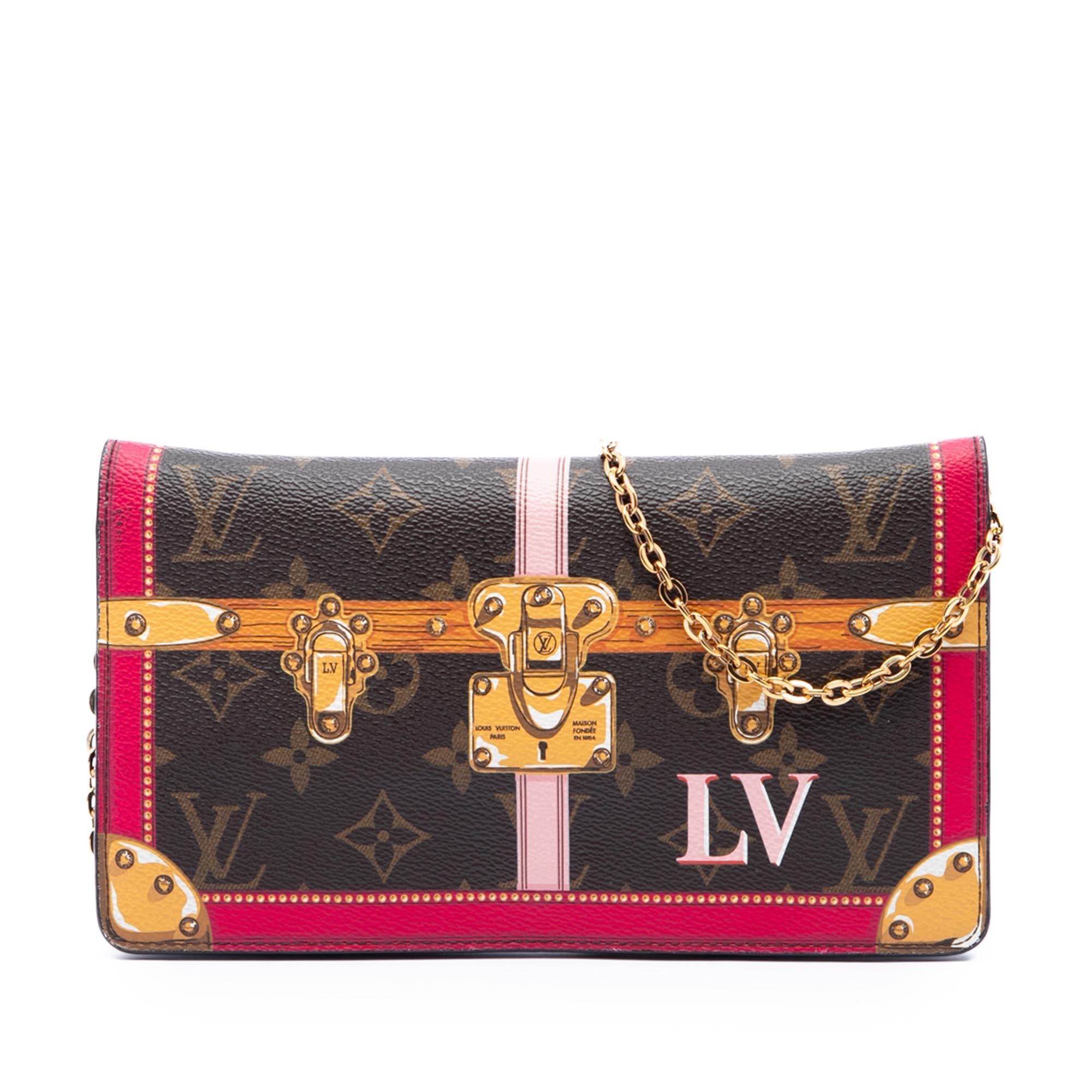 Louis Vuitton Monogram Summer Trunks Pochette Weekend