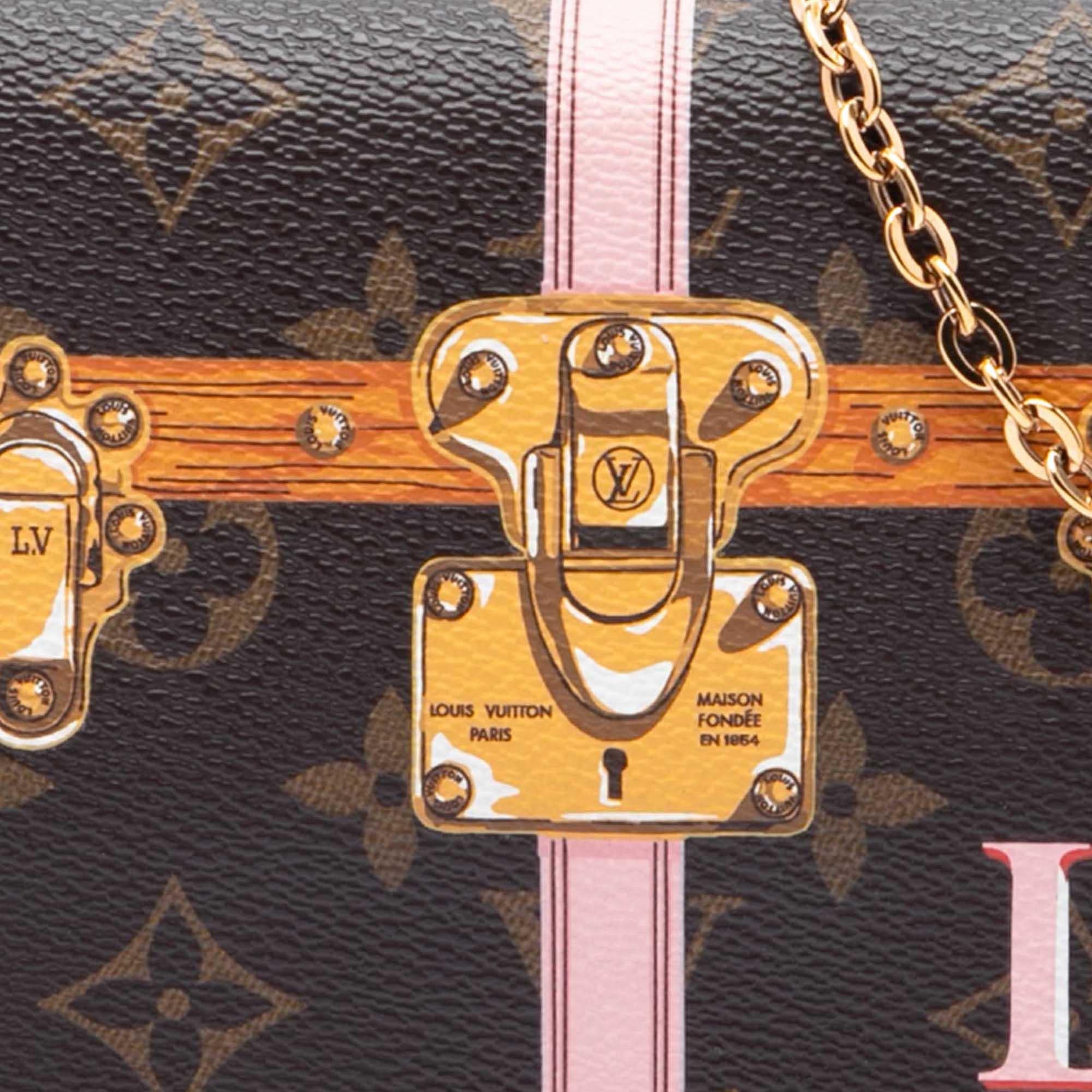 Louis Vuitton Monogram Summer Trunks Pochette Weekend