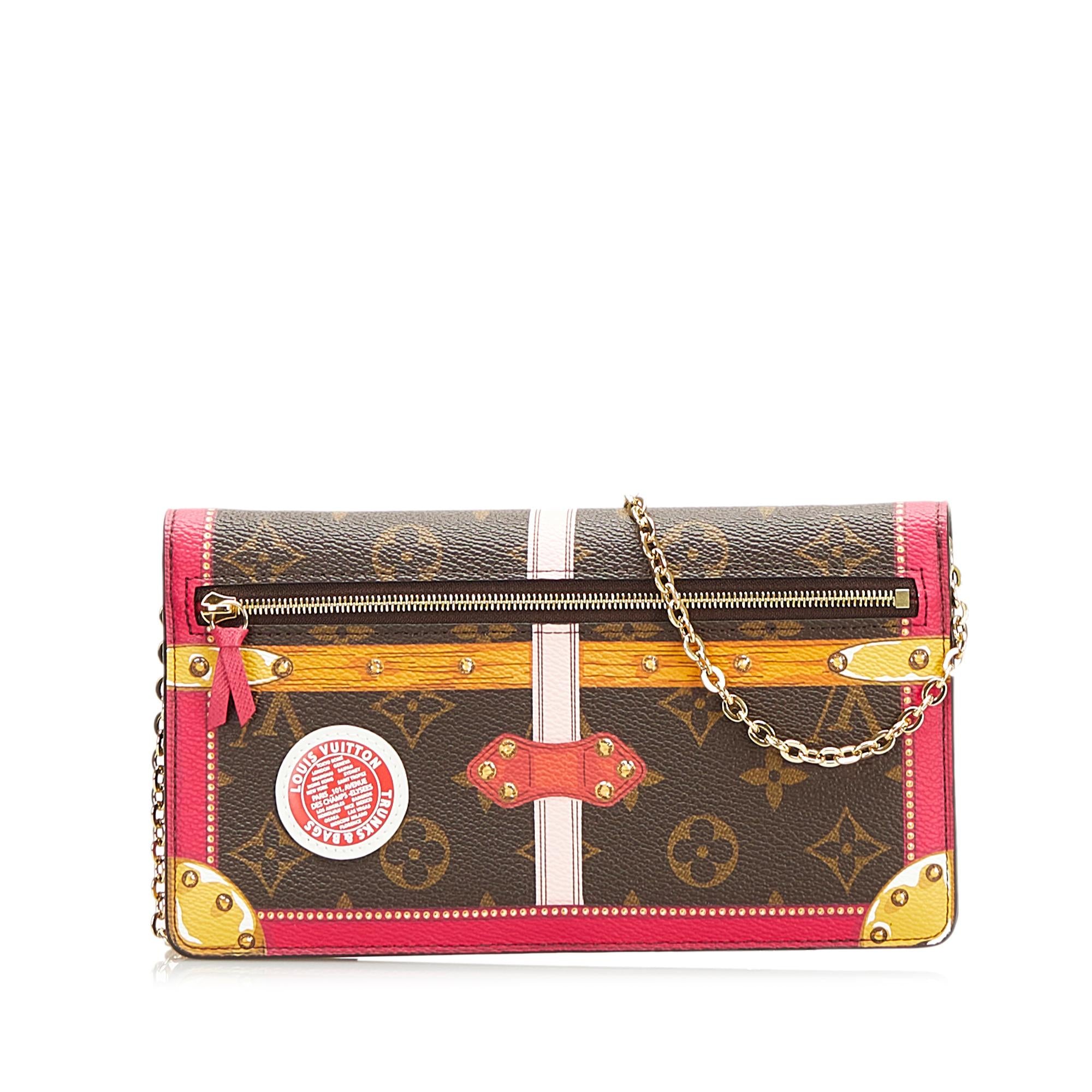 Louis Vuitton Monogram Summer Trunks Pochette (SHG-37673)