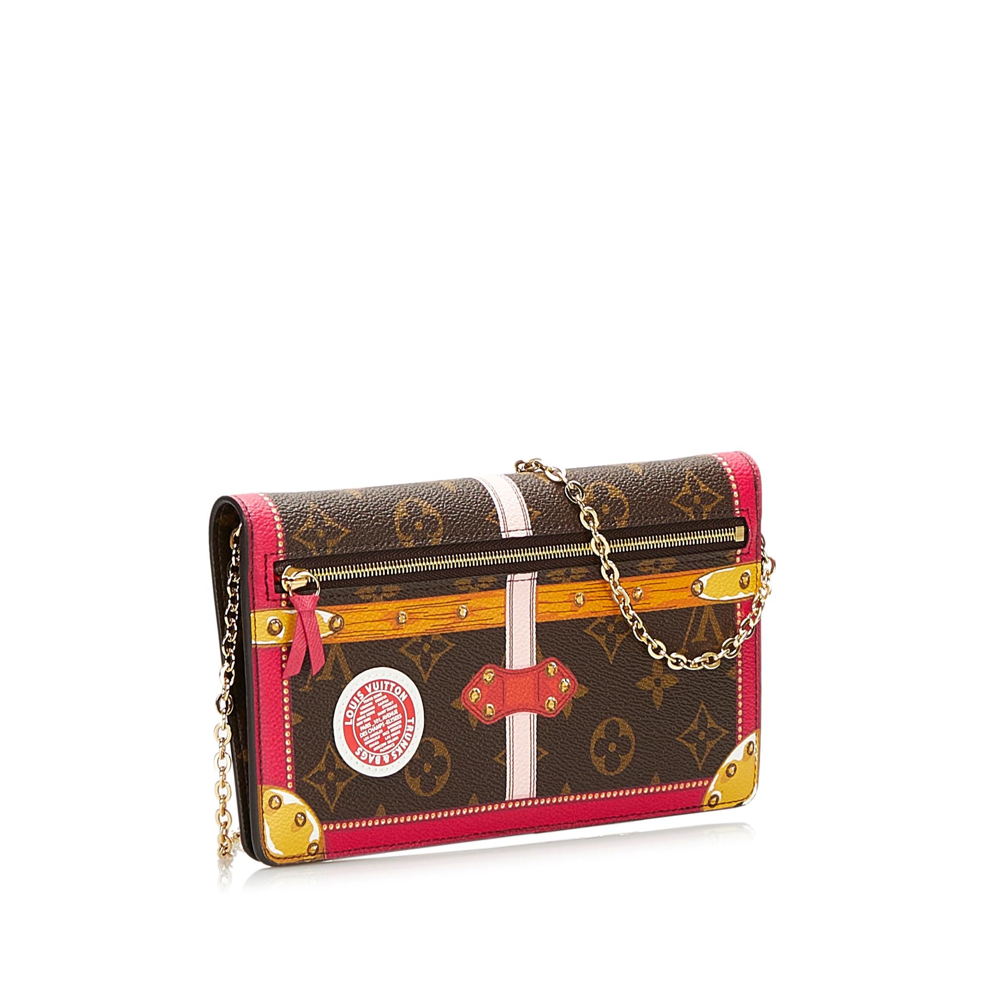 Louis Vuitton Monogram Summer Trunks Pochette (SHG-37673)