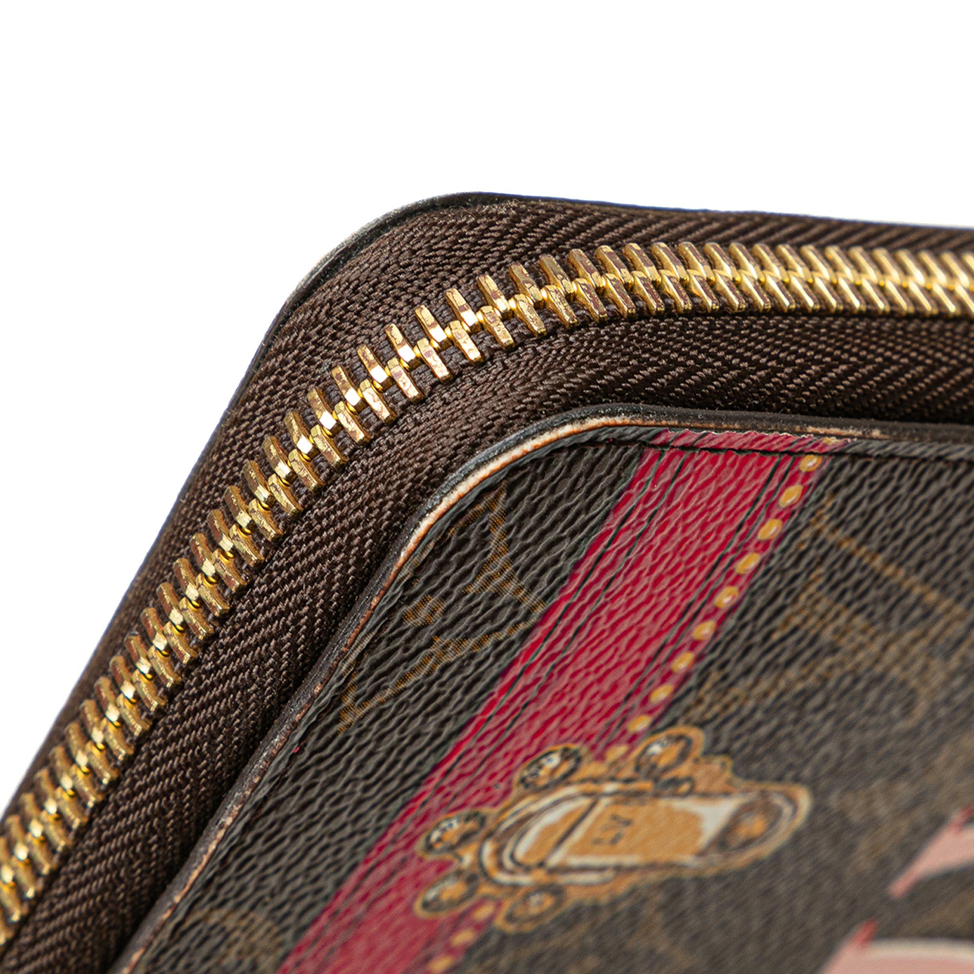 Louis Vuitton Monogram Summer Trunks Zippy Long Wallet (SHG-FjbwDg)