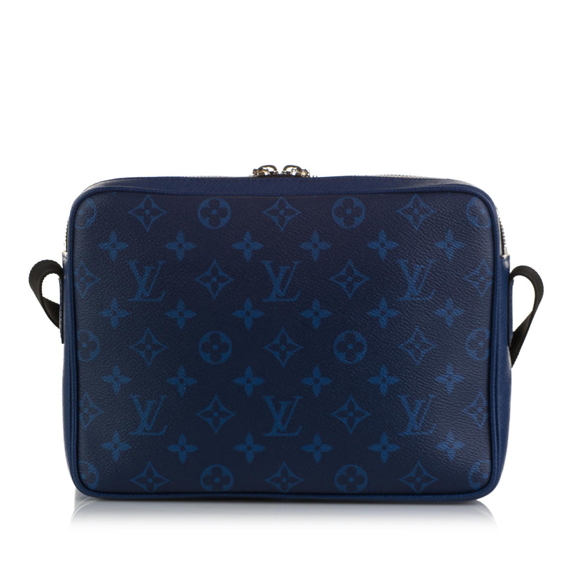 Louis Vuitton, Bags, Louis Vuitton Outdoor Messenger Monogram Taigarama  Blue