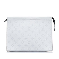 Louis Vuitton Pochette Voyage Canvas Clutch Bag (pre-owned) in