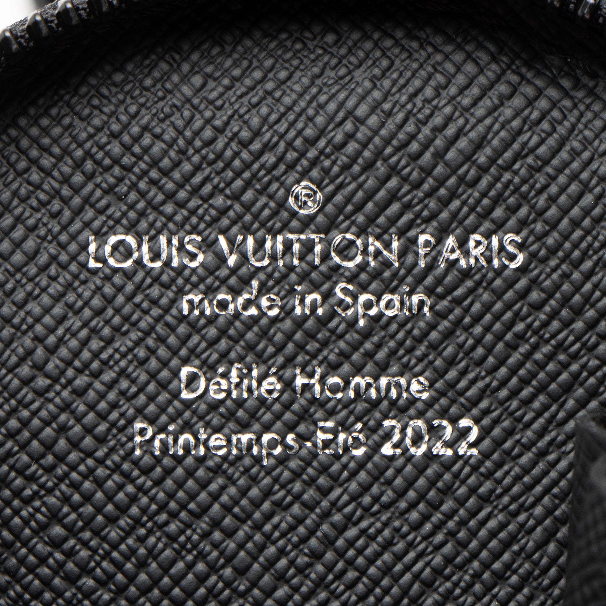 Louis Vuitton Monogram Taurillon In The Loop Trio Pouch