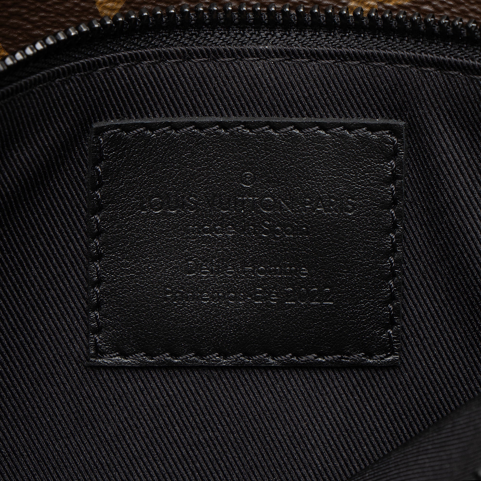 Louis Vuitton Monogram Taurillon In The Loop Trio Pouch