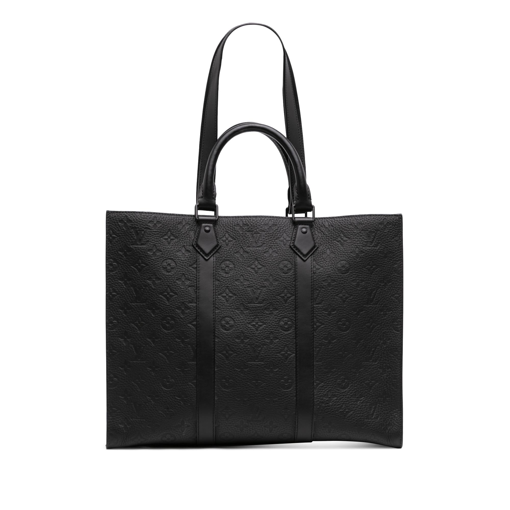 Louis Vuitton Monogram Taurillon Sac Plat 24H