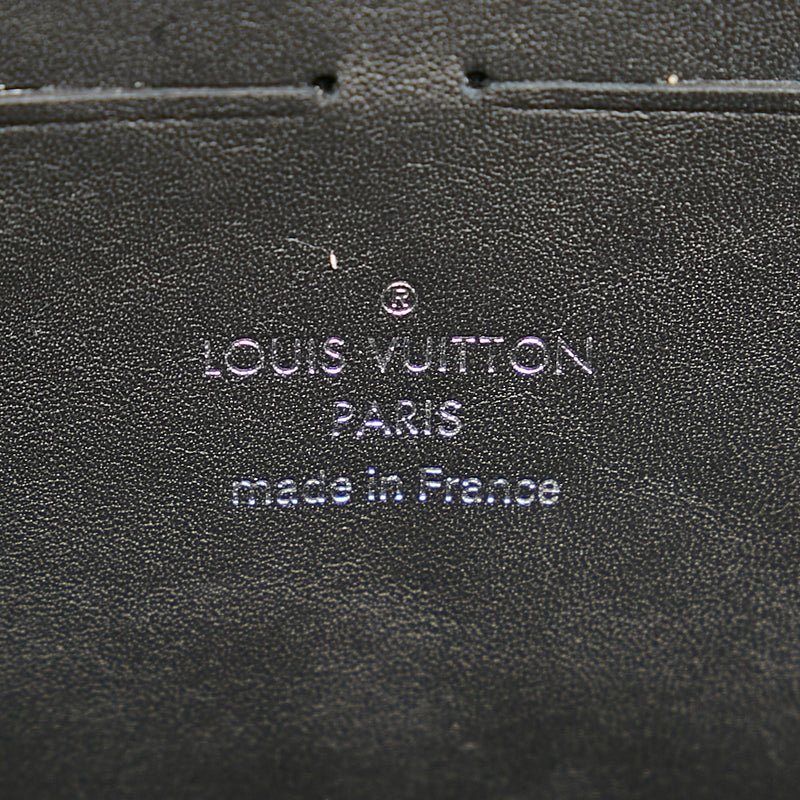 Louis Vuitton Trunk Slim Wallet Monogram Titanium Silver 9685069