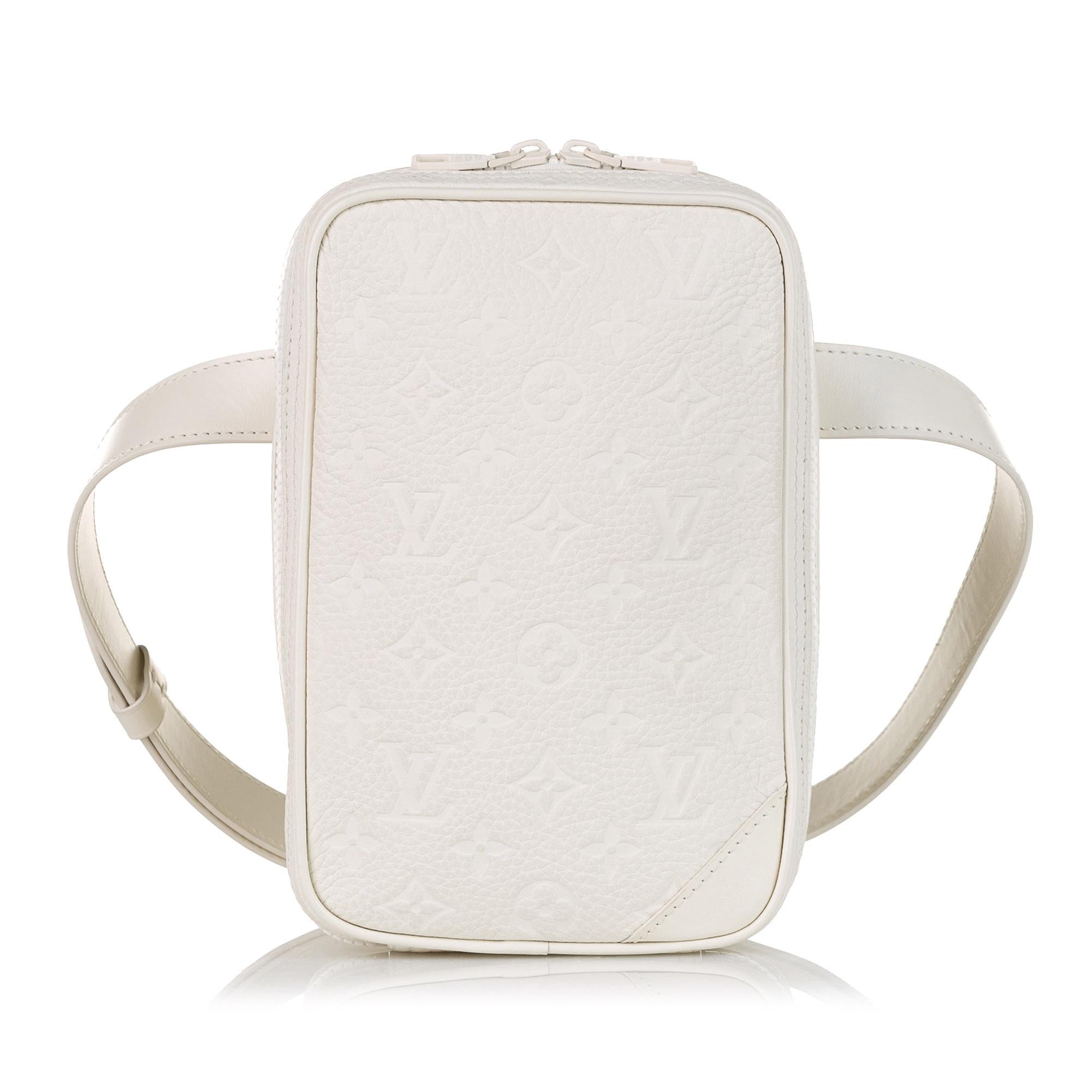 Louis Vuitton Monogram Taurillon Utility Side Belt Bag (SHG-35480)