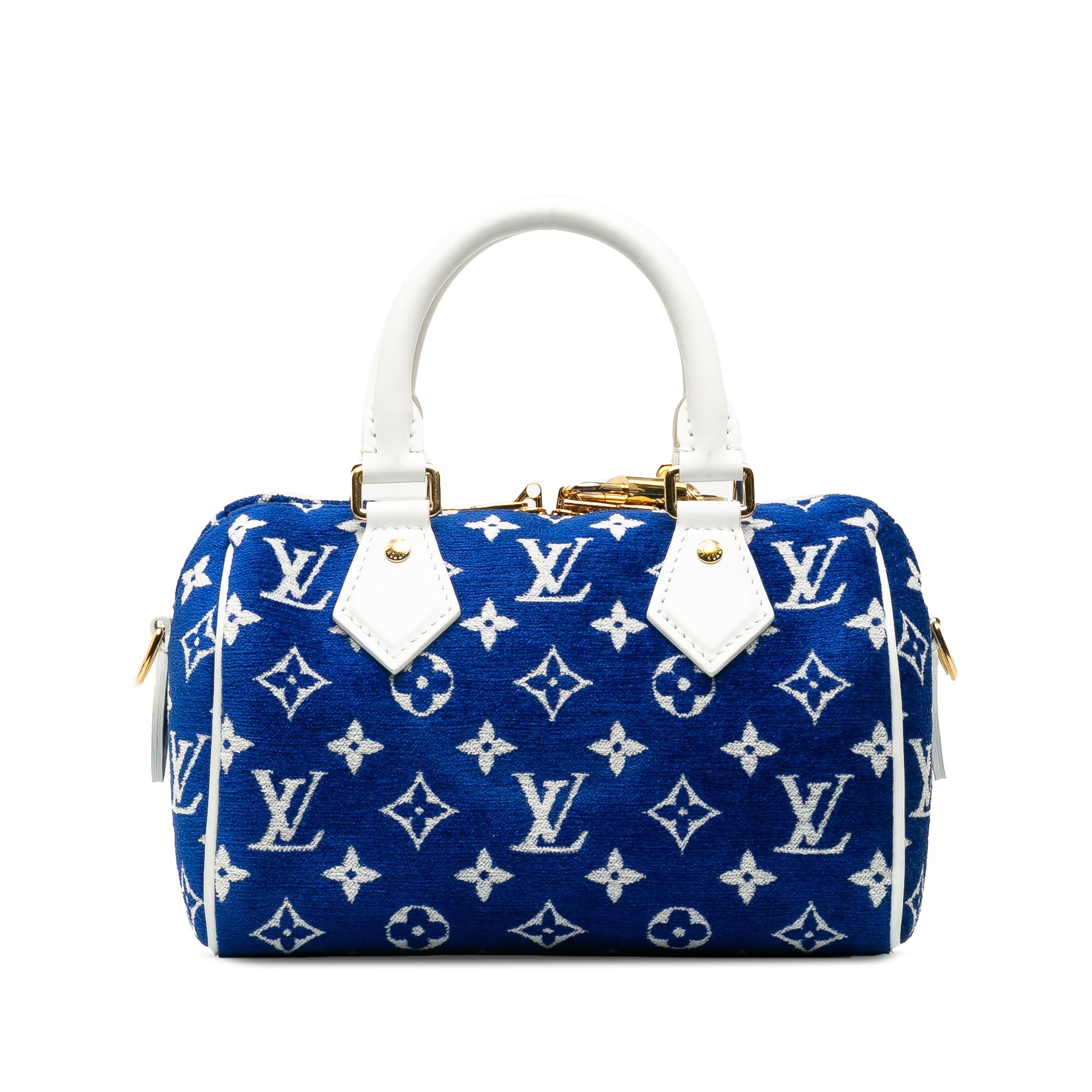 Louis Vuitton Monogram Velvet Speedy Bandouliere 20 (SHG-ZOc8cW)
