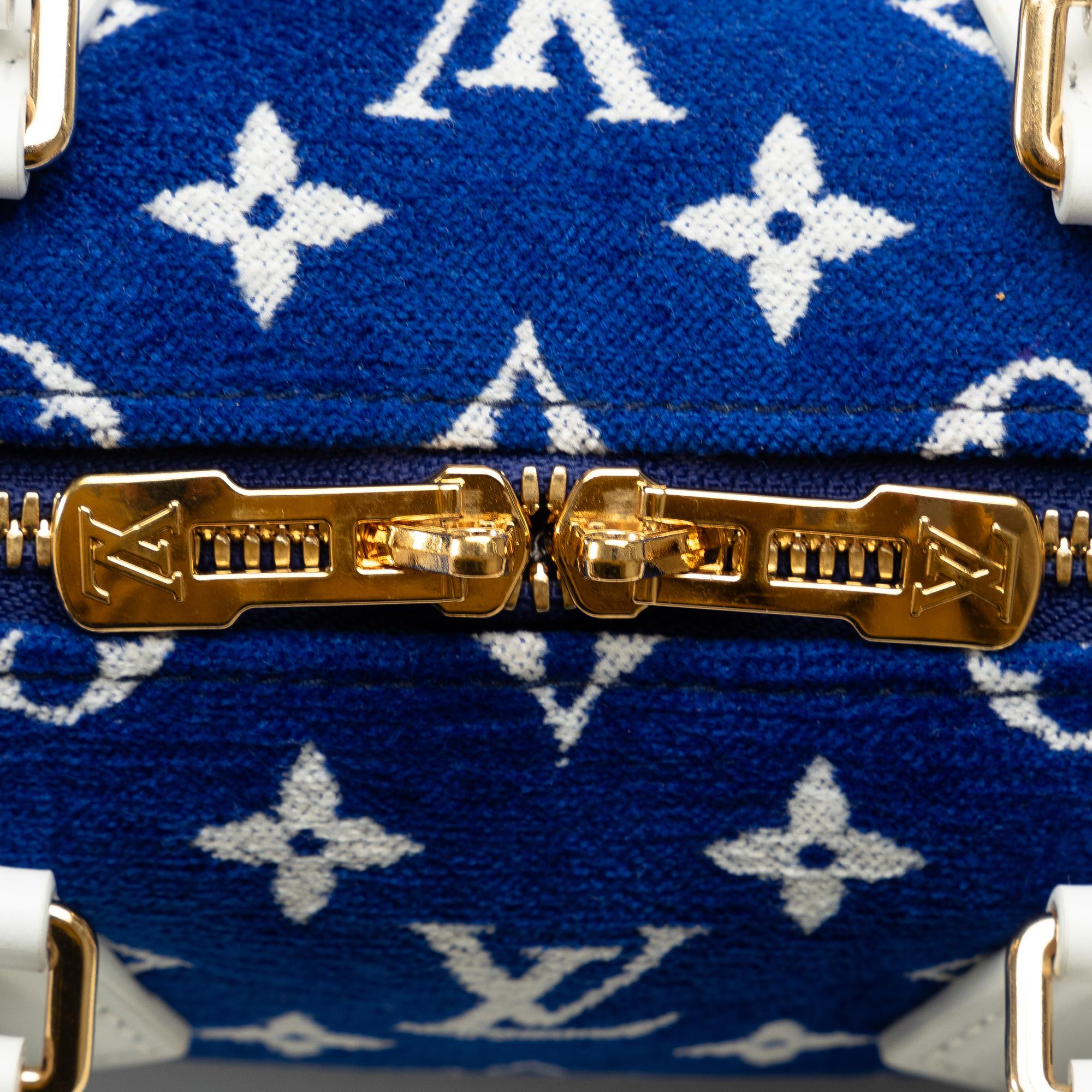 Louis Vuitton Monogram Velvet Speedy Bandouliere 20 (SHG-ZOc8cW)