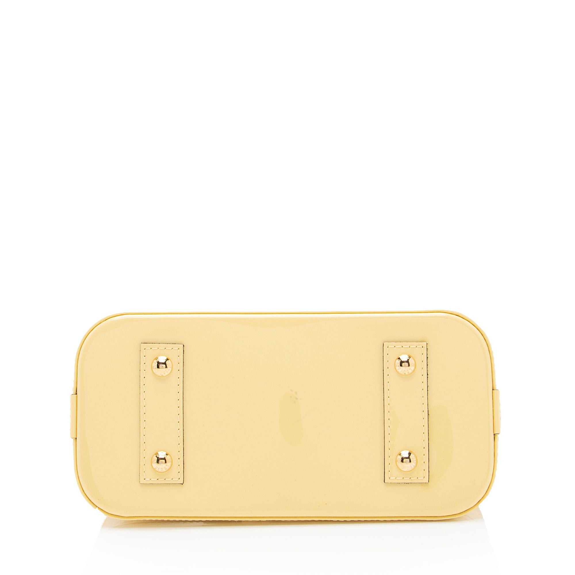 Louis Vuitton Monogram Vernis Alma BB Satchel (SHF-KPekdc)