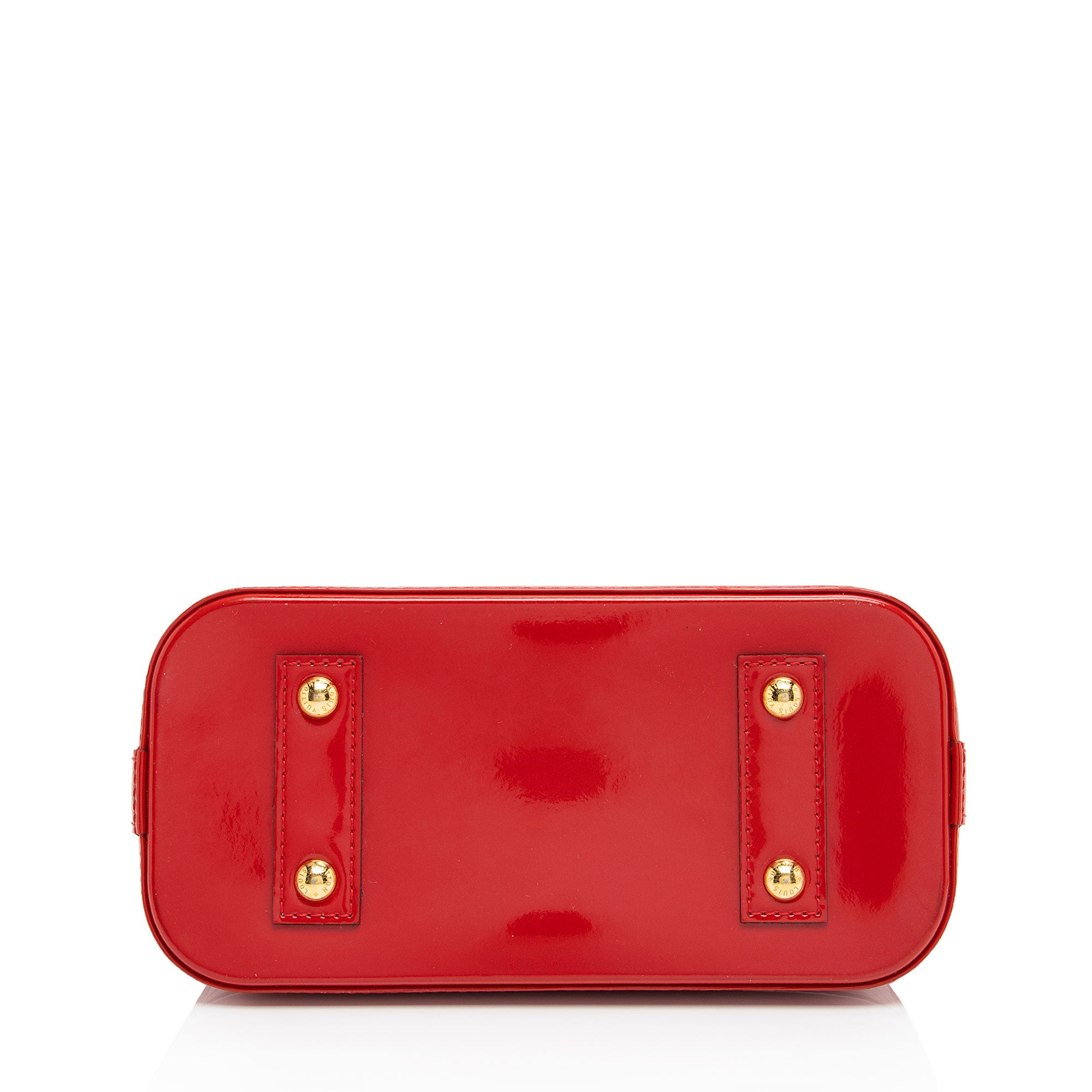 Louis Vuitton Monogram Vernis Alma BB Satchel (SHF-DFP050)