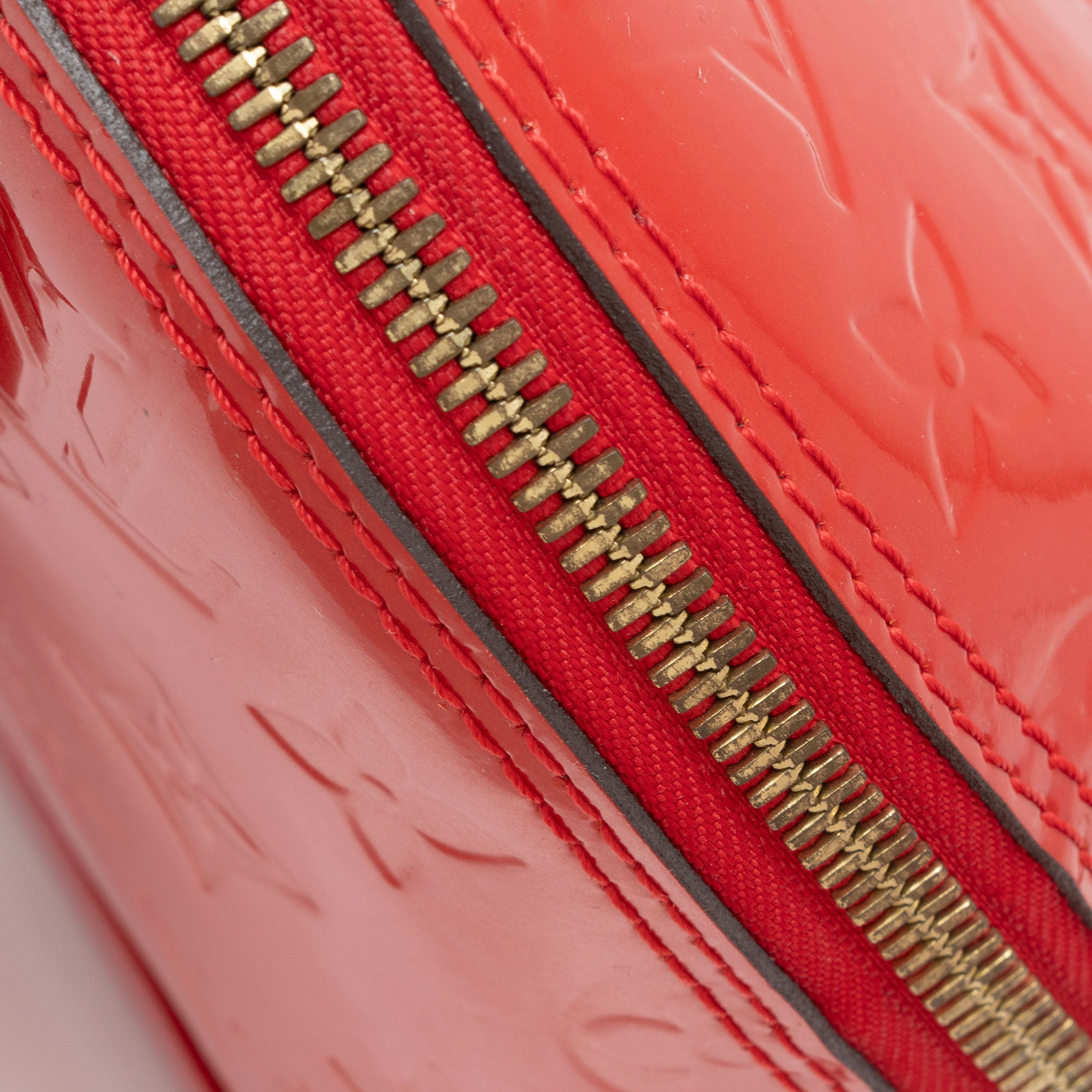 Louis Vuitton Monogram Vernis Alma BB Satchel (SHF-DFP050)