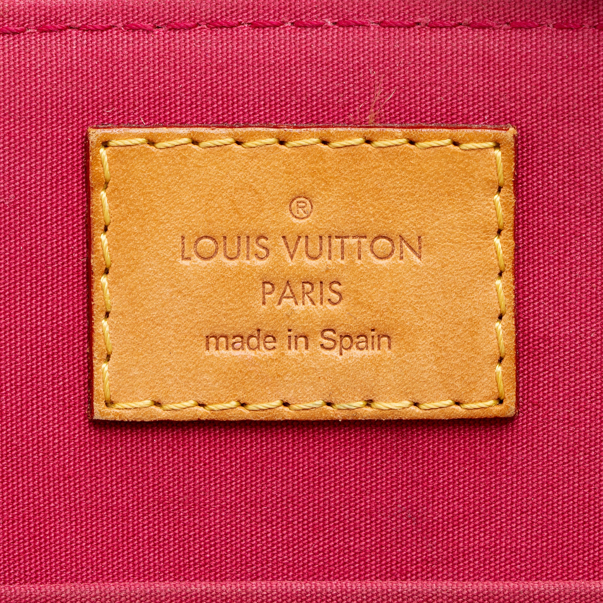 Louis Vuitton Monogram Vernis Alma BB Satchel