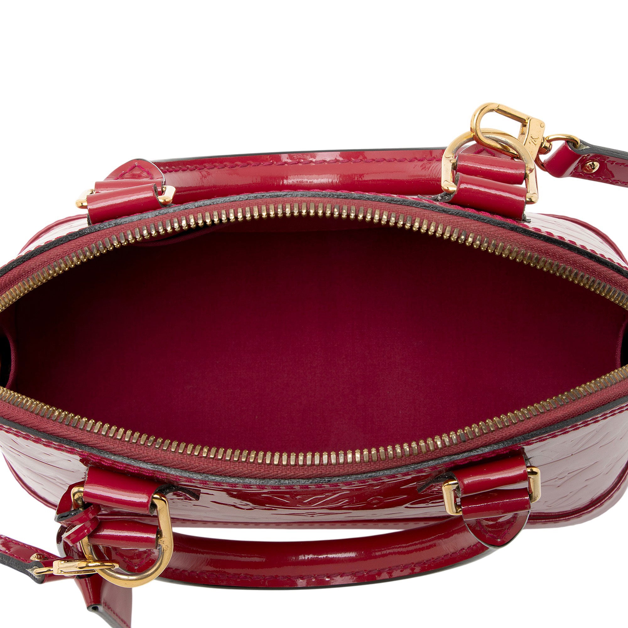 Louis Vuitton Monogram Vernis Alma BB Satchel