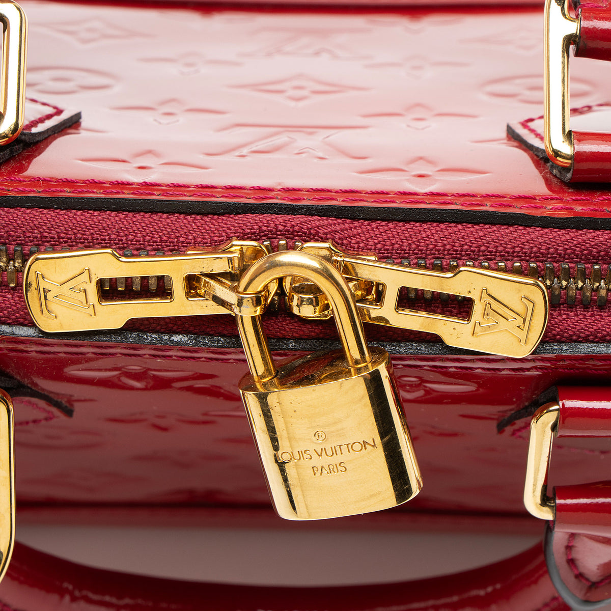 Louis Vuitton Monogram Vernis Alma BB Satchel