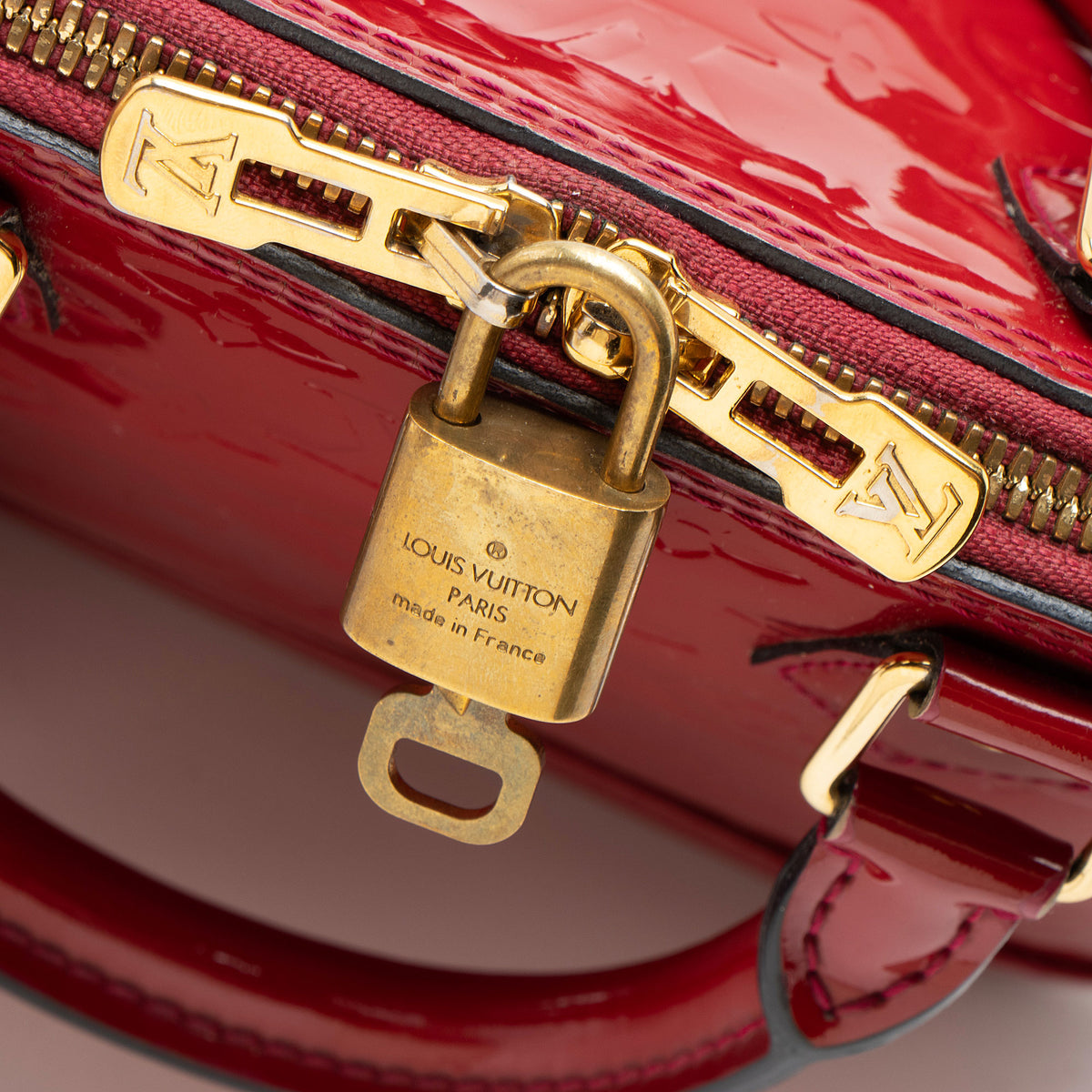 Louis Vuitton Monogram Vernis Alma BB Satchel