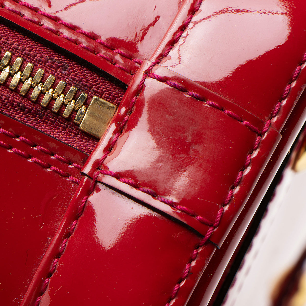 Louis Vuitton Monogram Vernis Alma BB Satchel