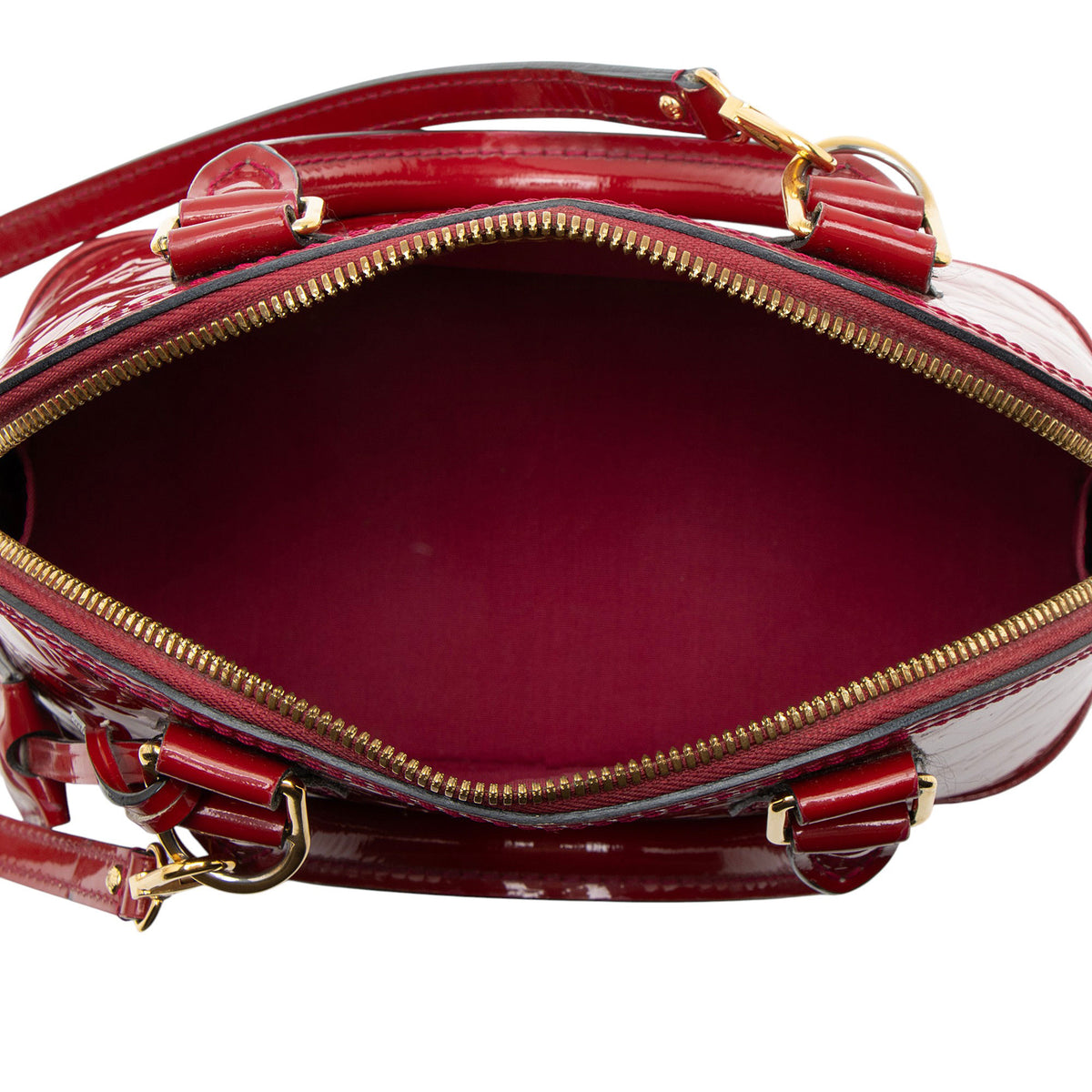 Louis Vuitton Monogram Vernis Alma BB Satchel