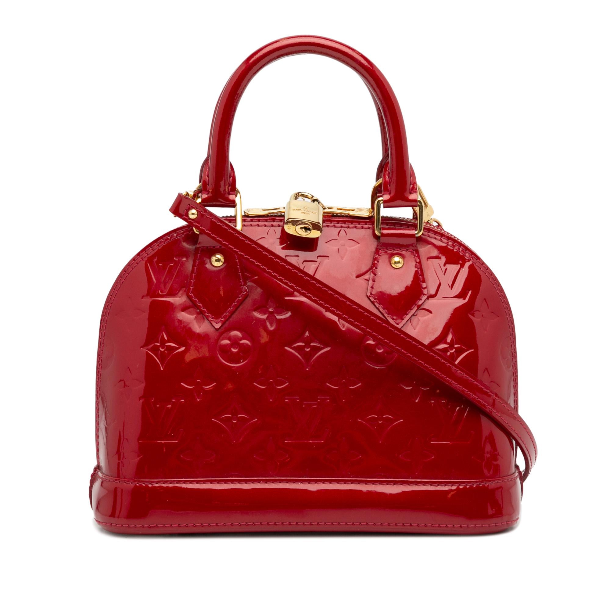 Louis Vuitton Monogram Vernis Alma BB (SHG-yLXPQG)