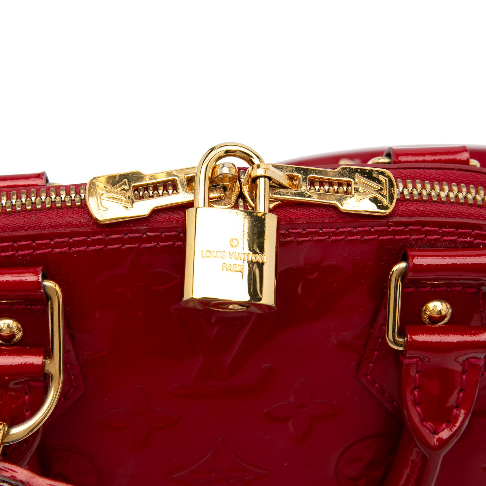 Louis Vuitton Monogram Vernis Alma BB (SHG-yLXPQG)