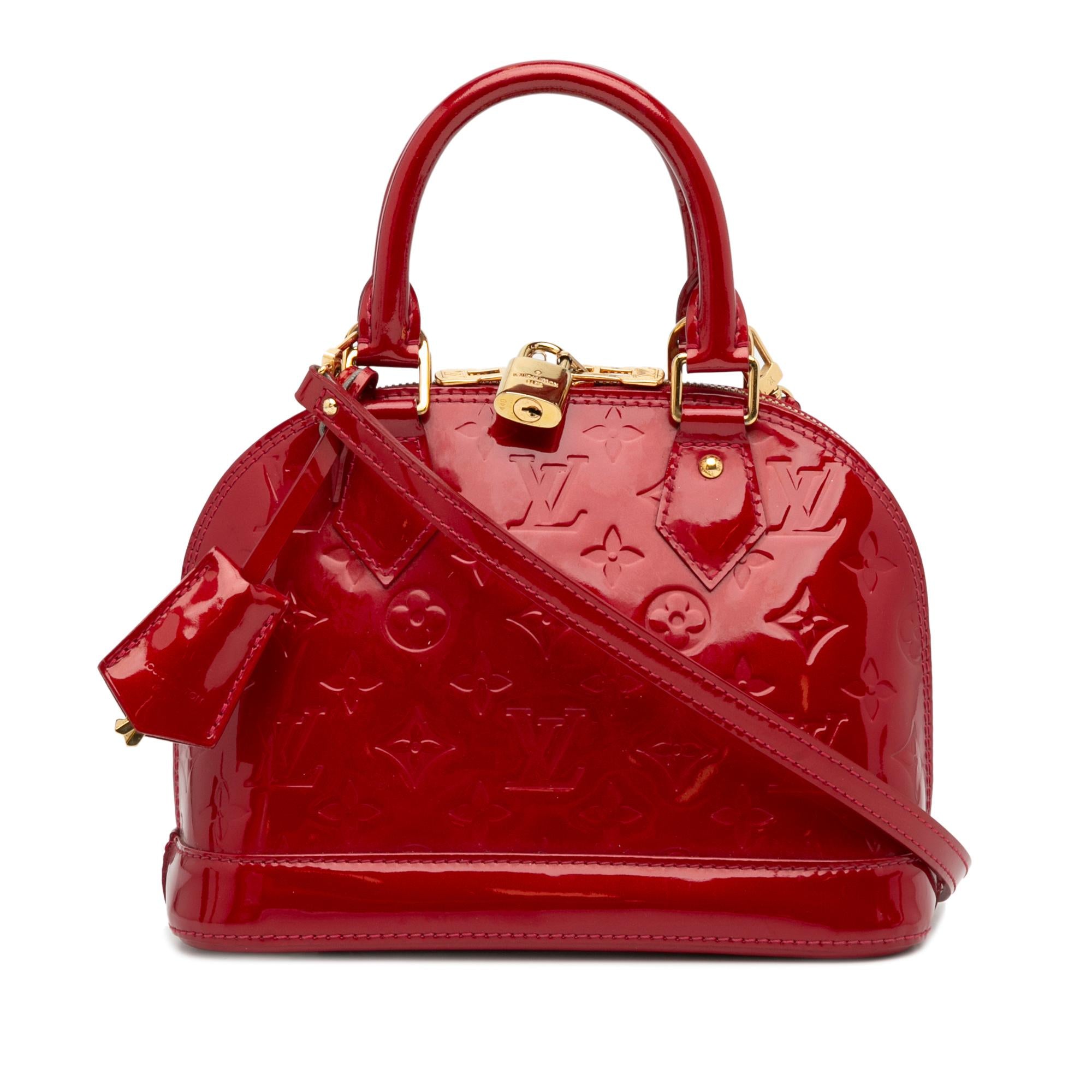 Louis Vuitton Monogram Vernis Alma BB (SHG-yLXPQG)