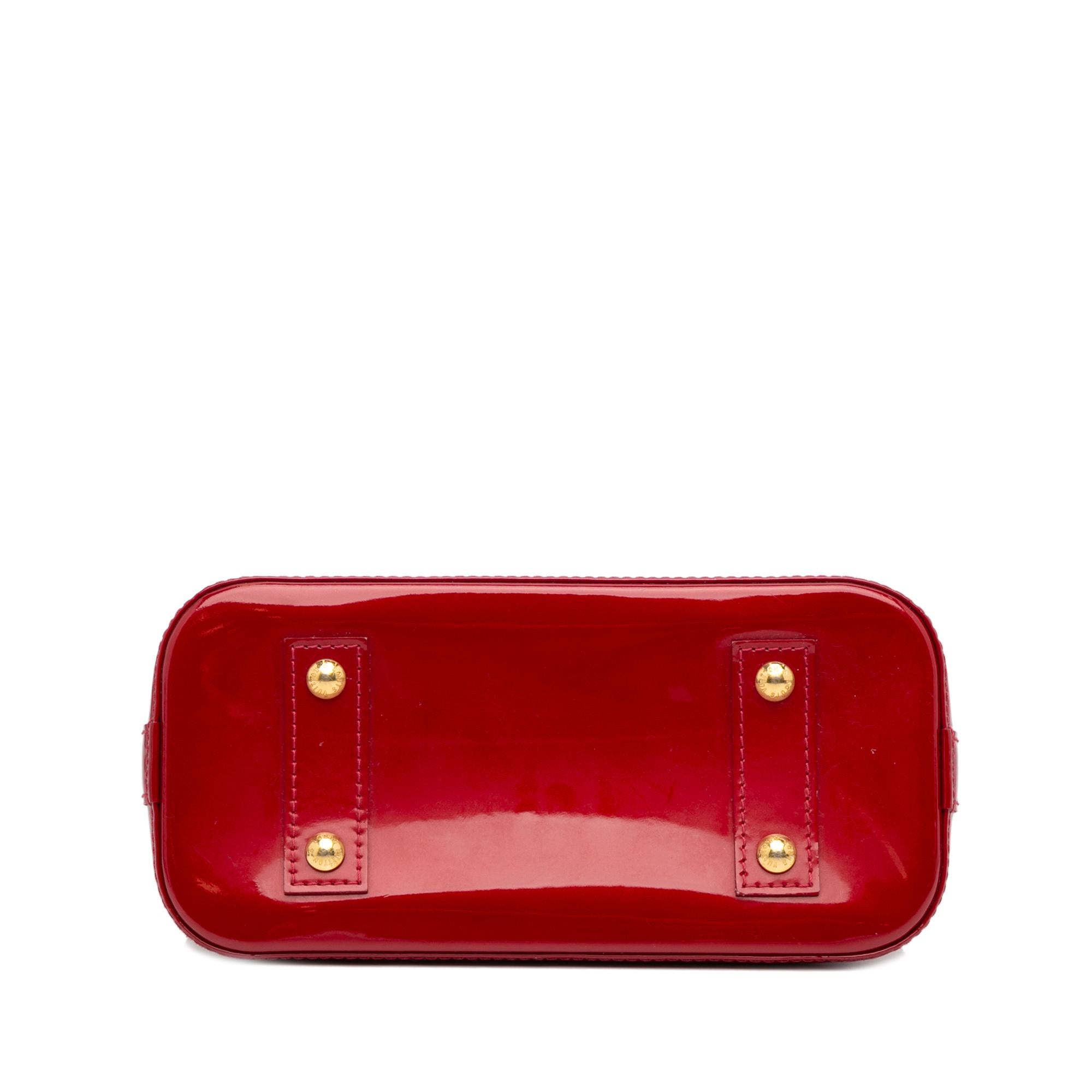 Louis Vuitton Monogram Vernis Alma BB (SHG-yLXPQG)