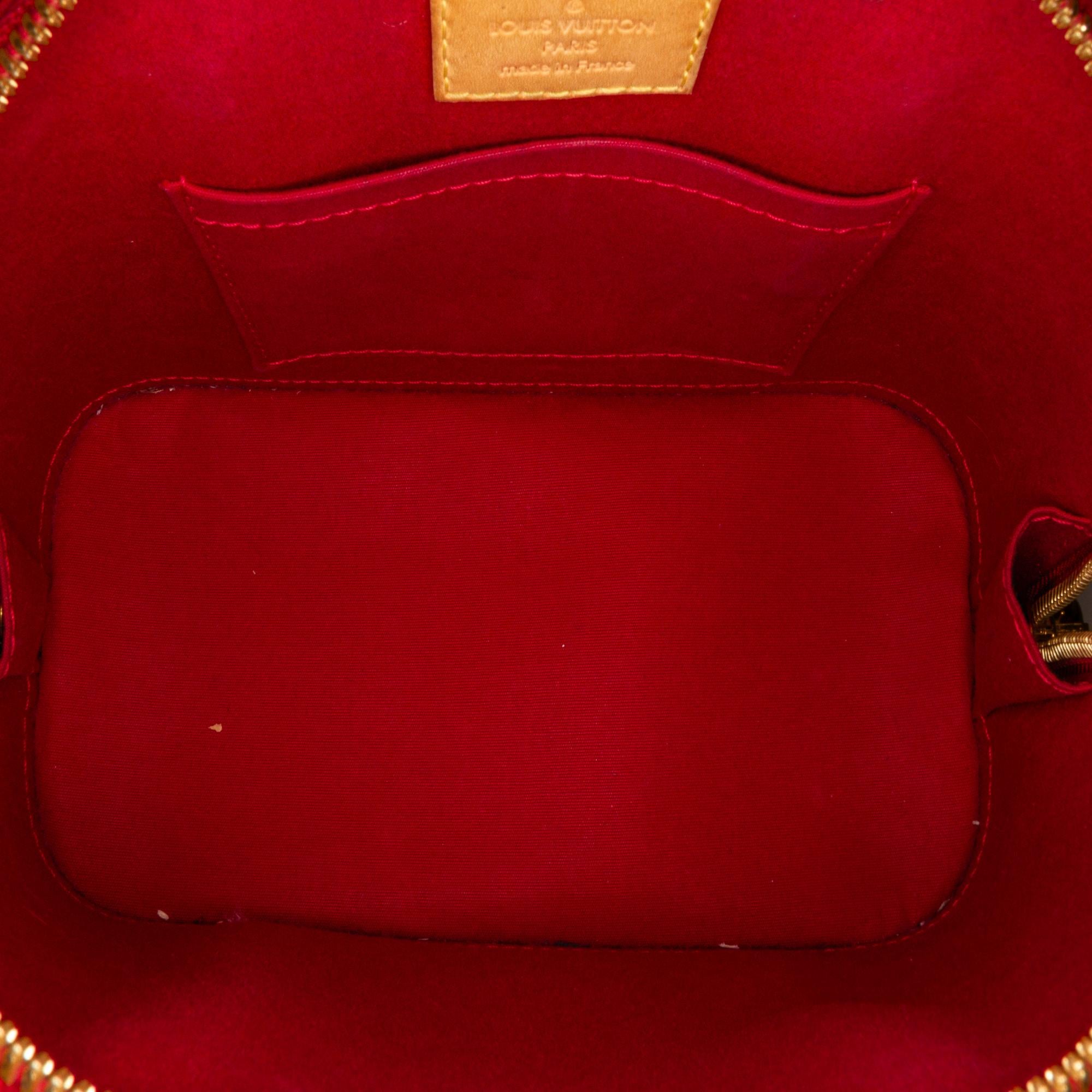 Louis Vuitton Monogram Vernis Alma BB (SHG-yLXPQG)