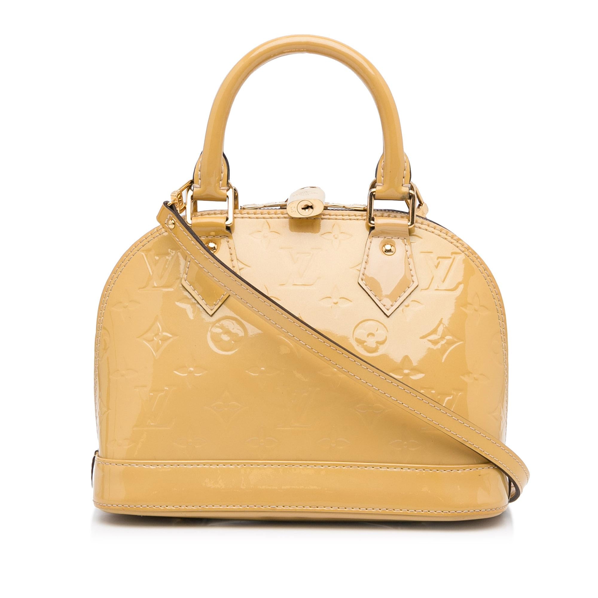 Louis Vuitton Monogram Vernis Alma BB (SHG-ToqnTG)