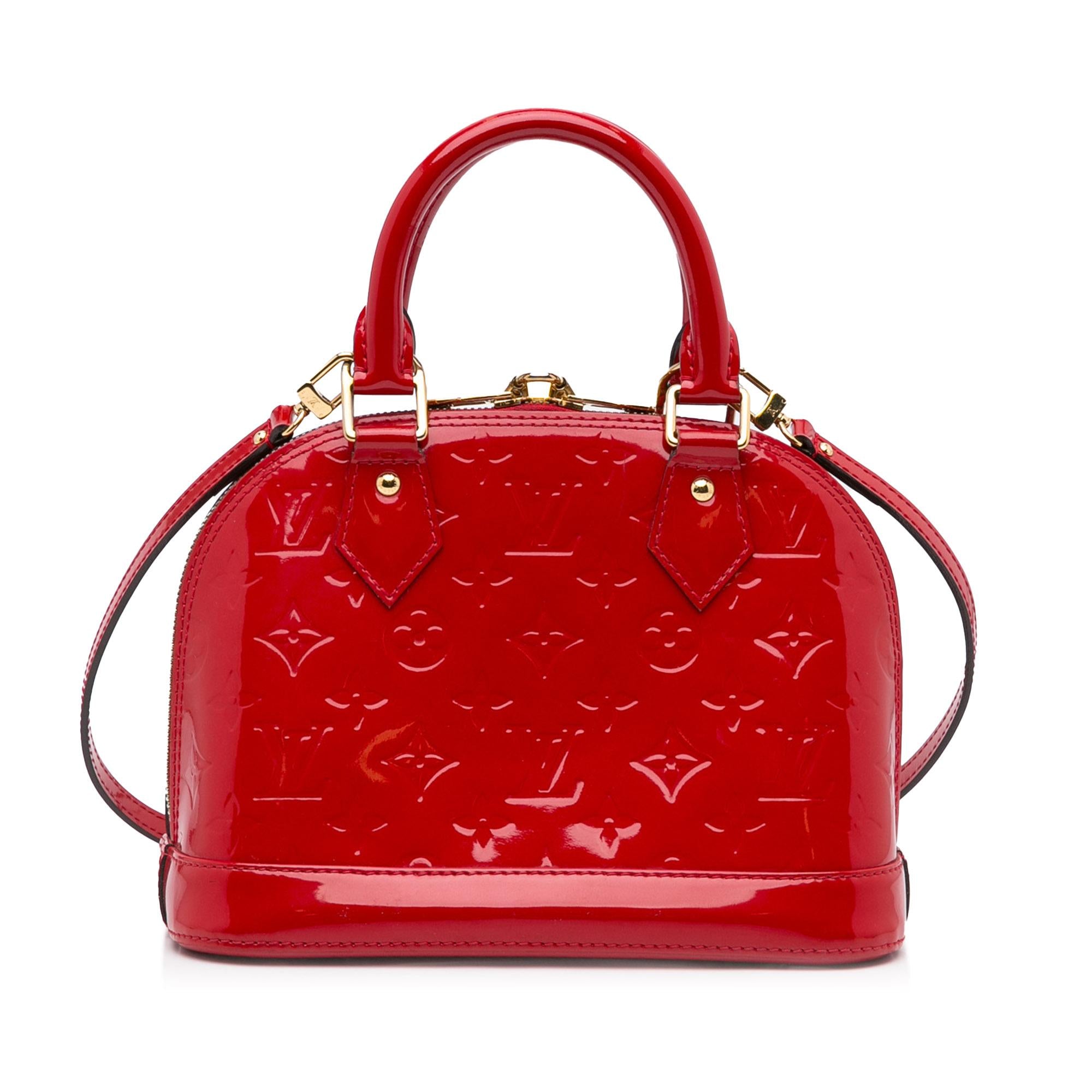 Louis Vuitton Monogram Vernis Alma BB (SHG-xf6DQV)