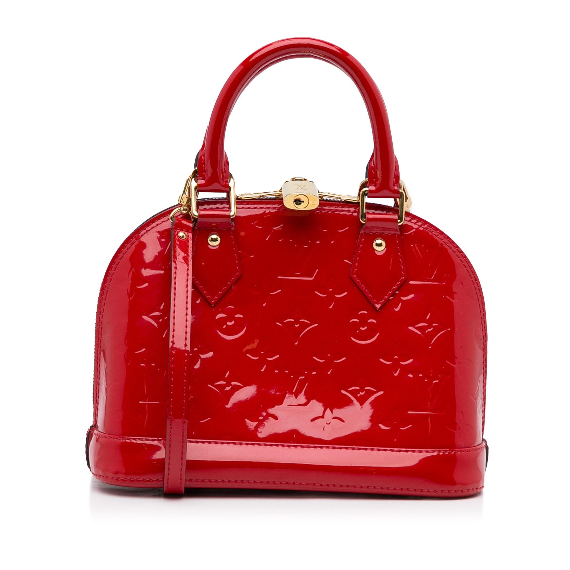 Louis Vuitton Monogram Vernis Alma BB (SHG-xf6DQV)