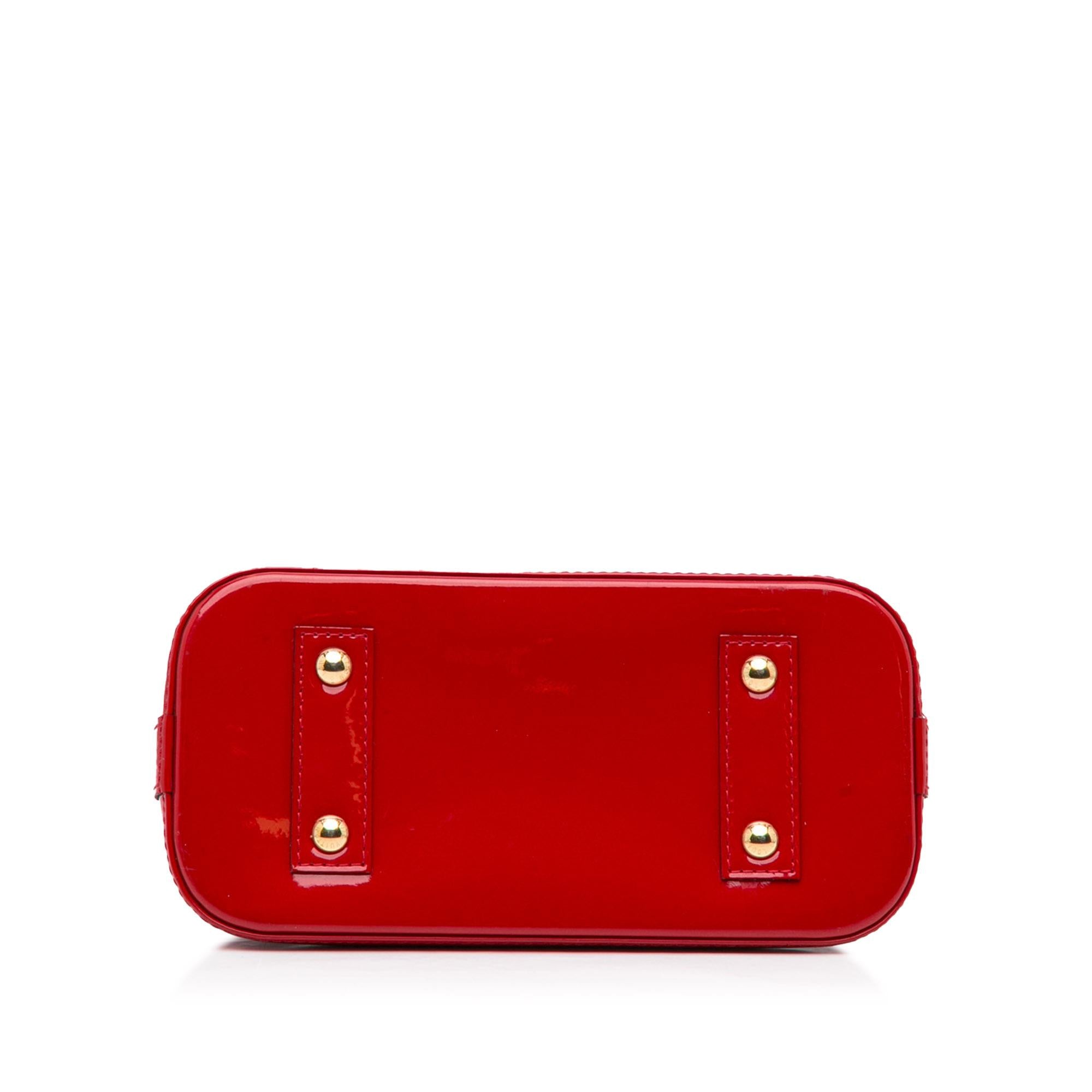 Louis Vuitton Monogram Vernis Alma BB (SHG-xf6DQV)