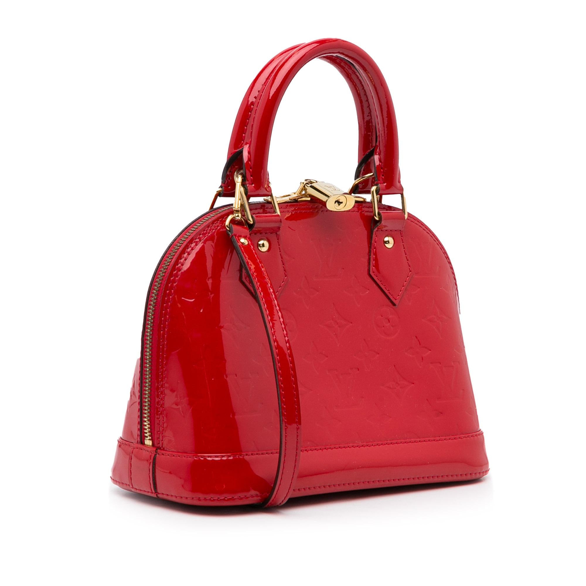 Louis Vuitton Monogram Vernis Alma BB (SHG-xf6DQV)