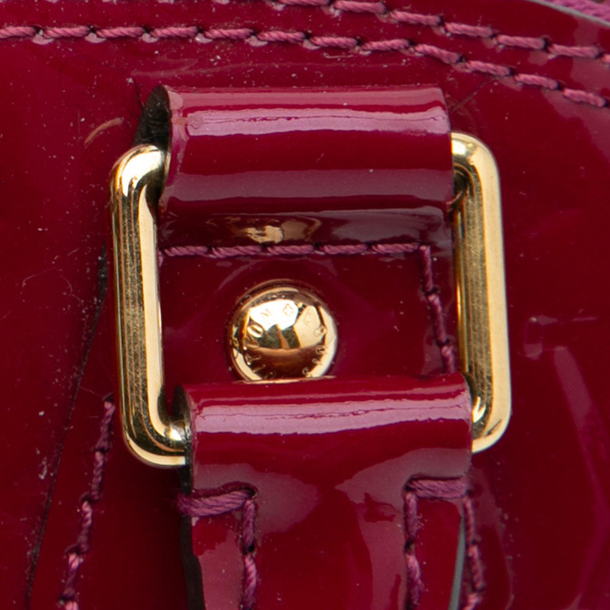 Louis Vuitton Monogram Vernis Alma BB (SHG-Mystay)